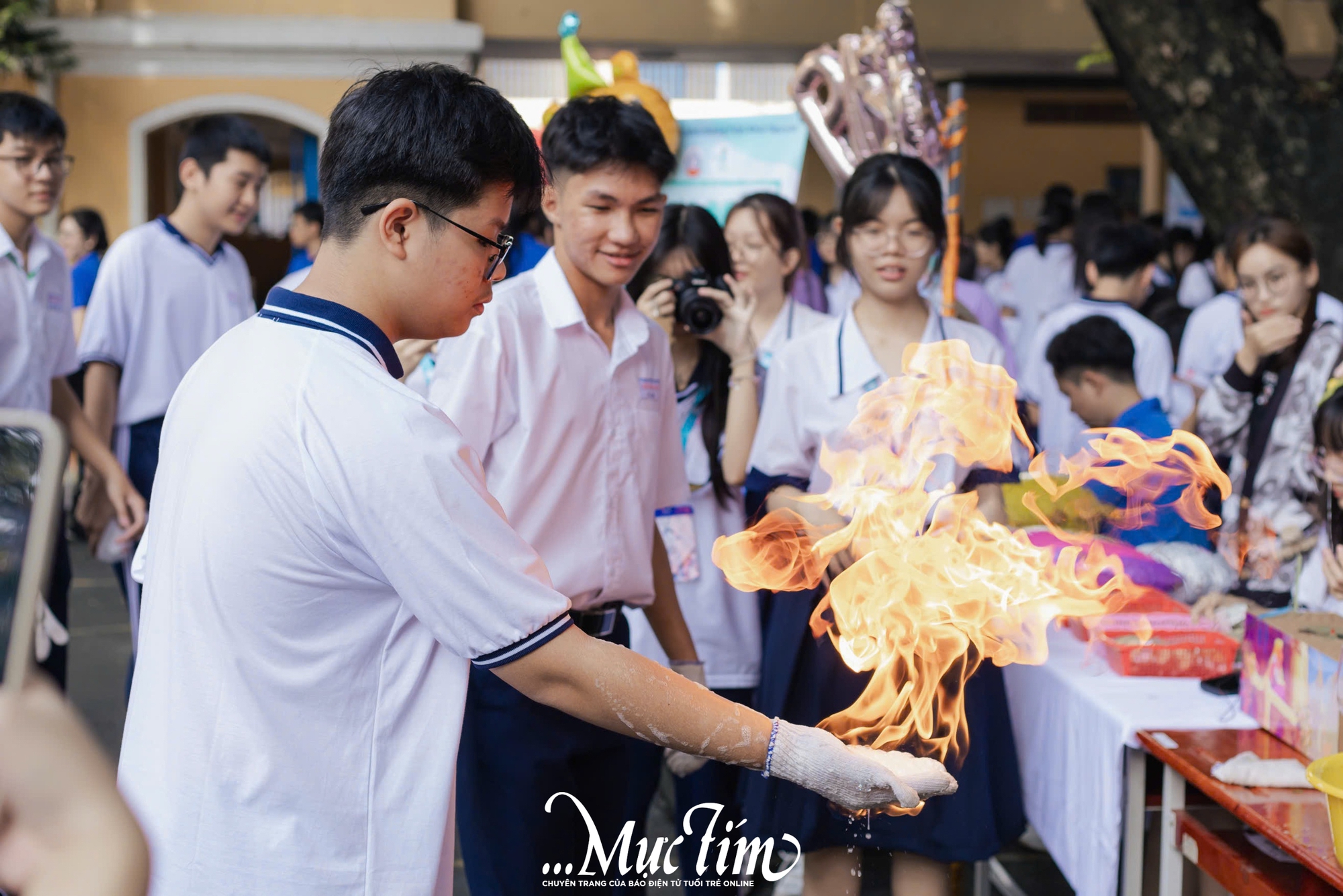 Teen Trường THPT Trần Khai Nguyên cùng tạo nên khởi đầu mới tại ngày hội đón tân binh- Ảnh 3.