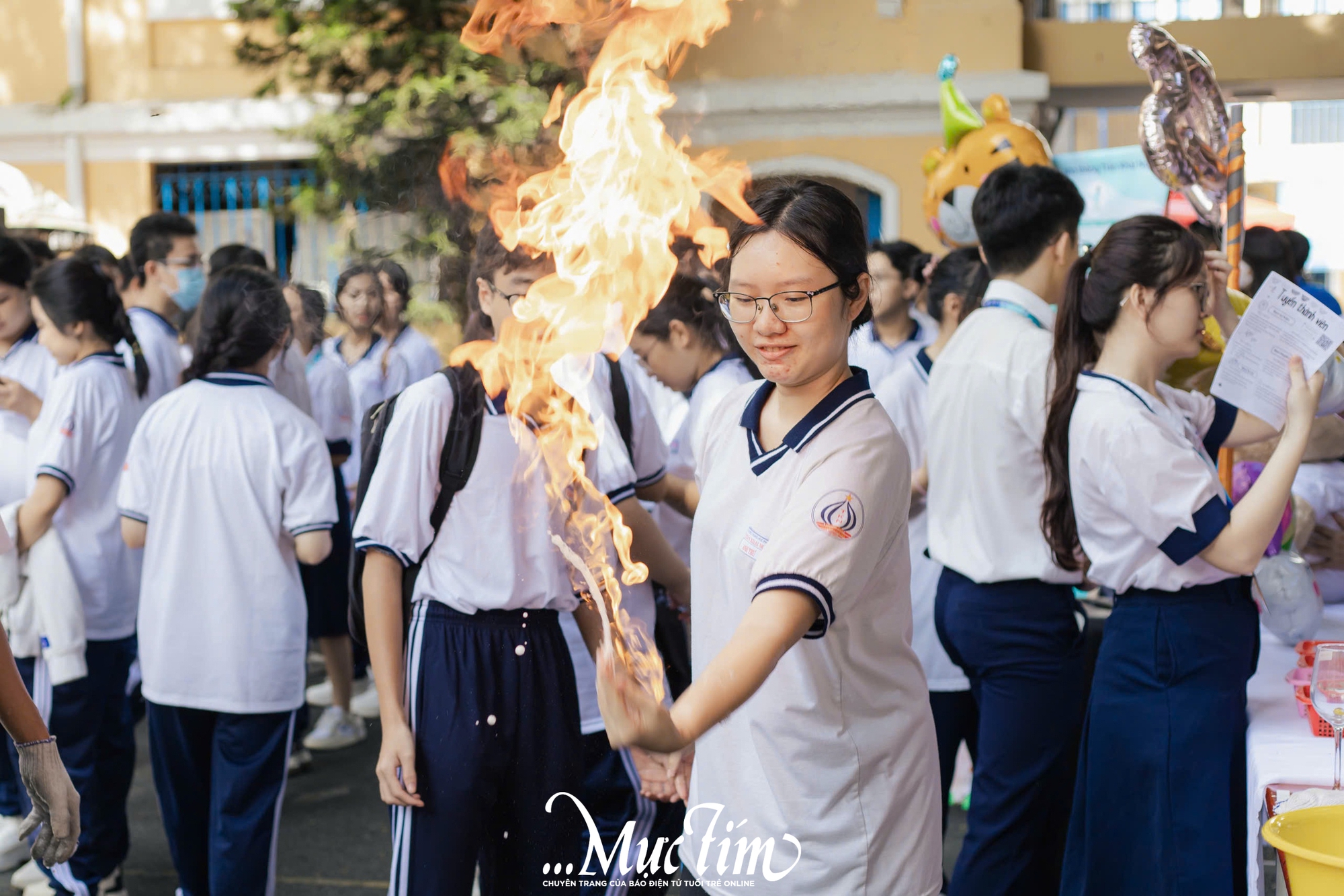 Teen Trường THPT Trần Khai Nguyên cùng tạo nên khởi đầu mới tại ngày hội đón tân binh- Ảnh 4.