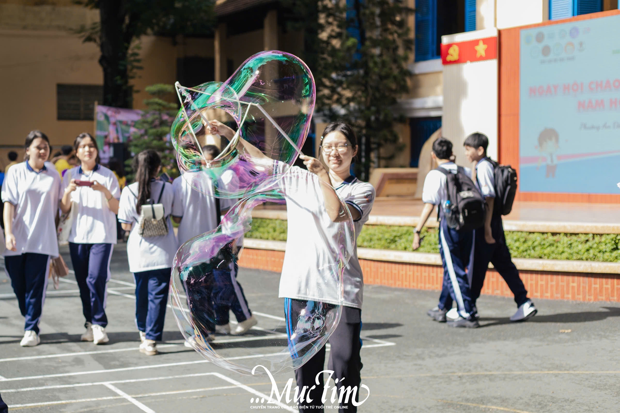 Teen Trường THPT Trần Khai Nguyên cùng tạo nên khởi đầu mới tại ngày hội đón tân binh- Ảnh 5.