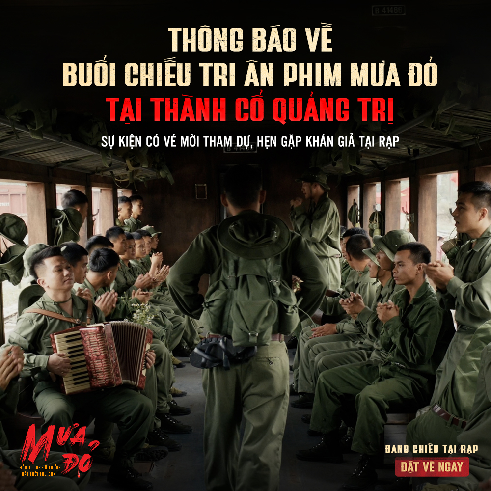 Tối nay 4-9, phim Mưa đỏ chiếu tri ân tại Thành cổ Quảng Trị- Ảnh 1.