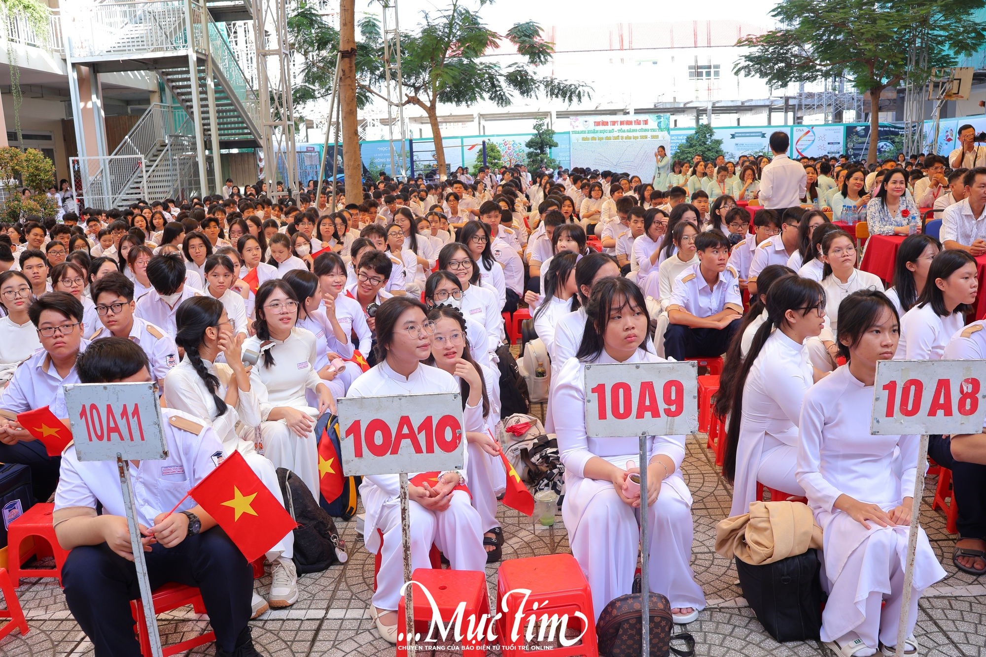 Khát vọng vươn mình của thầy và trò Trường THPT Dương Văn Thì trong năm học mới - Ảnh 13.
