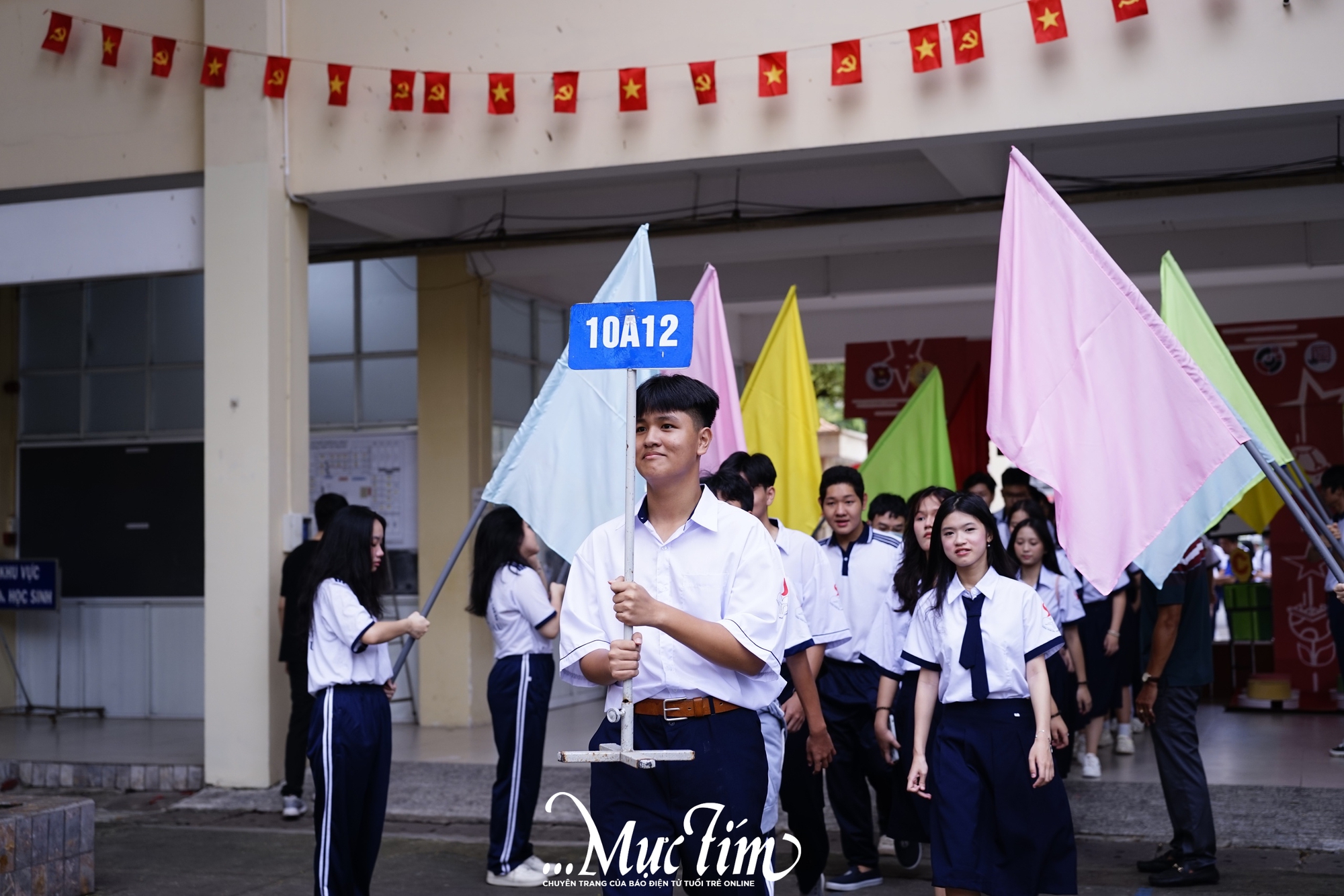 Tân binh trường THPT Võ Thị Sáu bùng nổ trong Ngày hội tân học sinh - Ảnh 3.