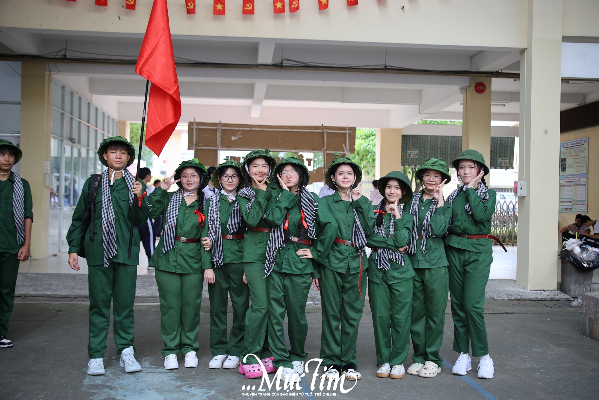 Tân binh trường THPT Võ Thị Sáu bùng nổ trong Ngày hội tân học sinh - Ảnh 11.