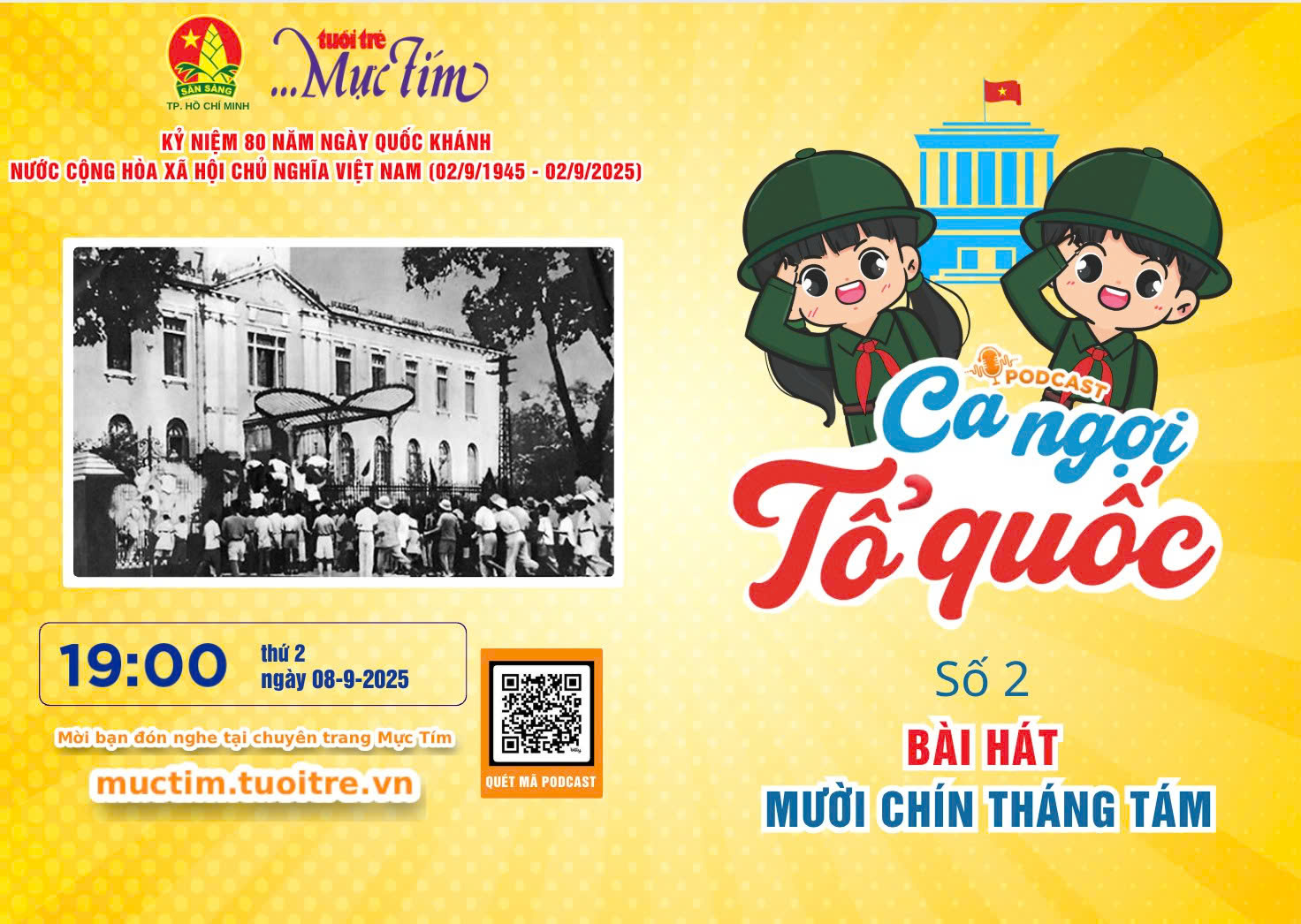Podcast Ca ngợi Tổ quốc: Bài hát 'Mười chín tháng Tám'