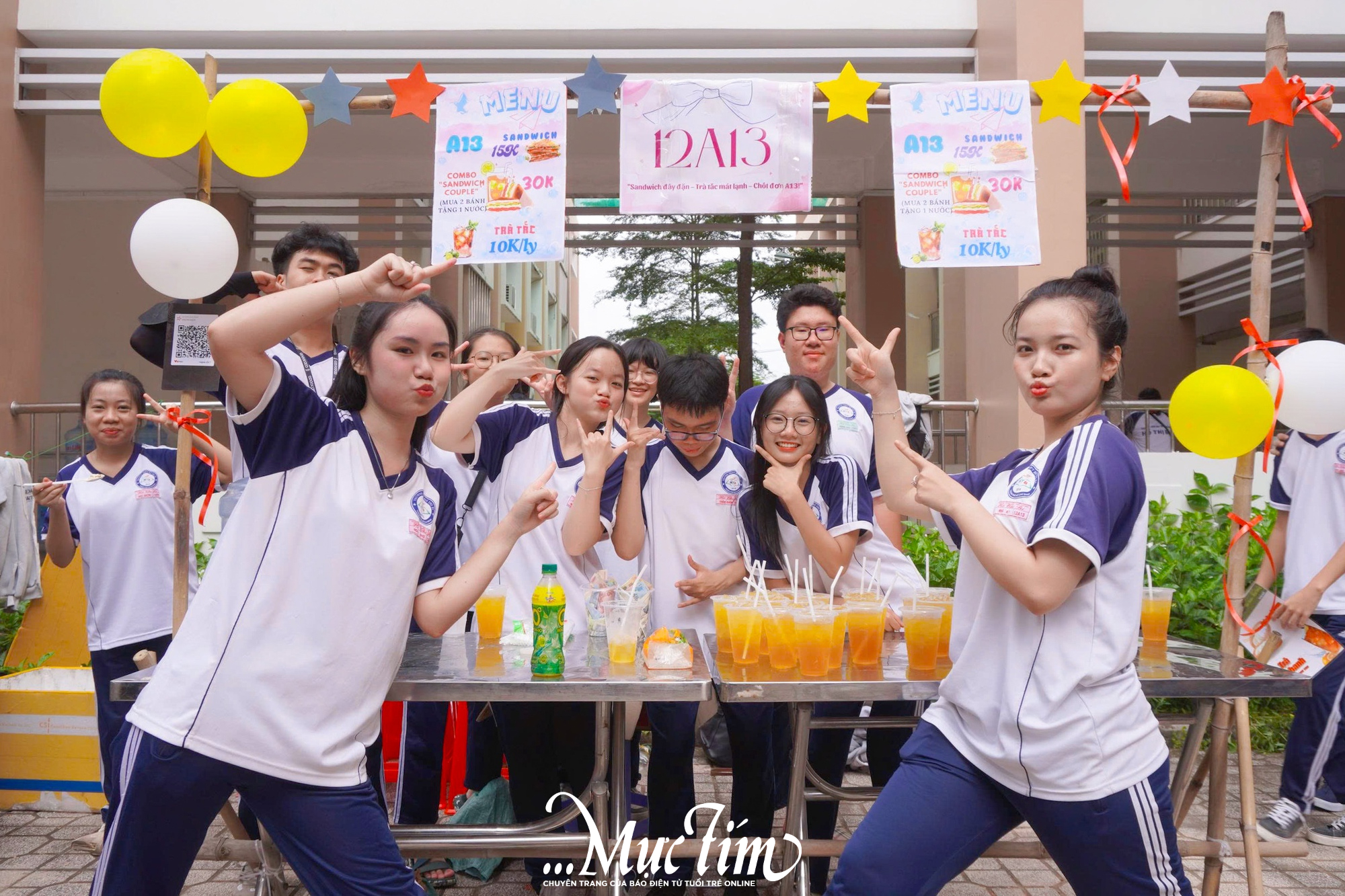 Nạp đầy năng lượng tại Ngày hội chào đón học sinh khối 10 Trường THPT Hồ Thị Bi - Ảnh 4.