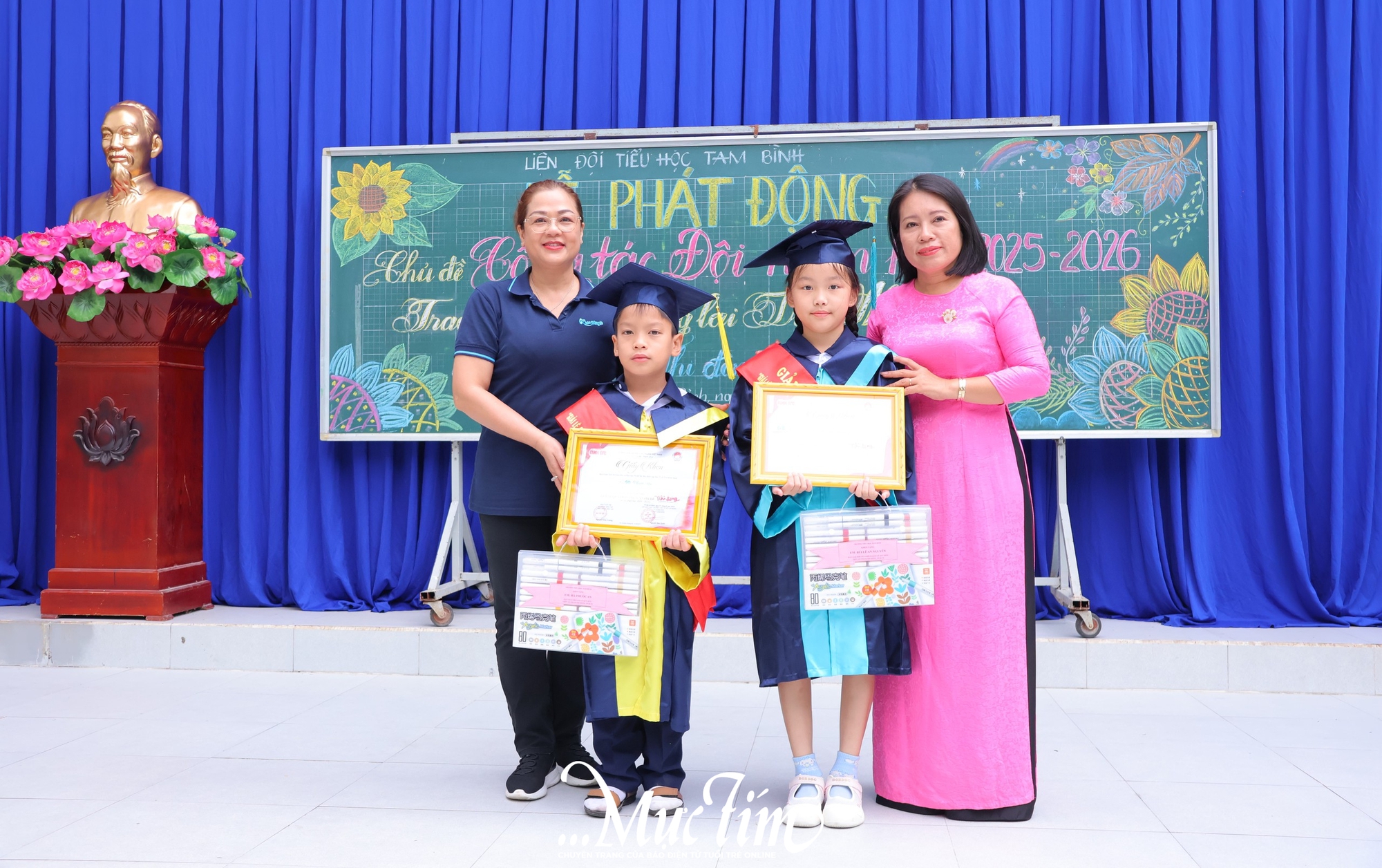 Học bổng Vì tương lai Việt Nam đồng hành với học sinh Trường tiểu học Tam Bình khởi động năm học mới- Ảnh 6.