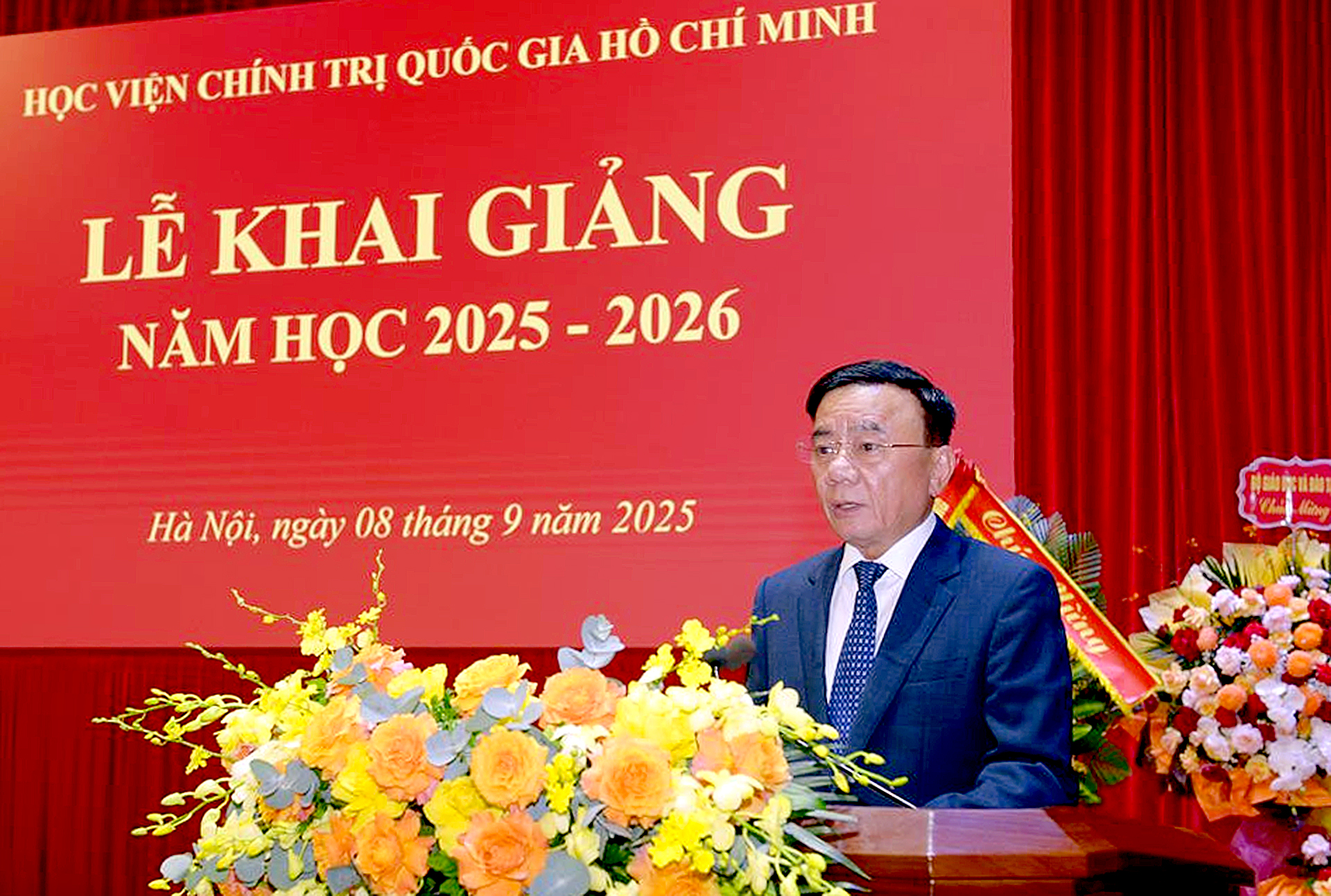 Ông Trần Cẩm Tú: Xác định học tập là hành động cách mạng hằng ngày của cán bộ, giảng viên, học viên - Ảnh 1.