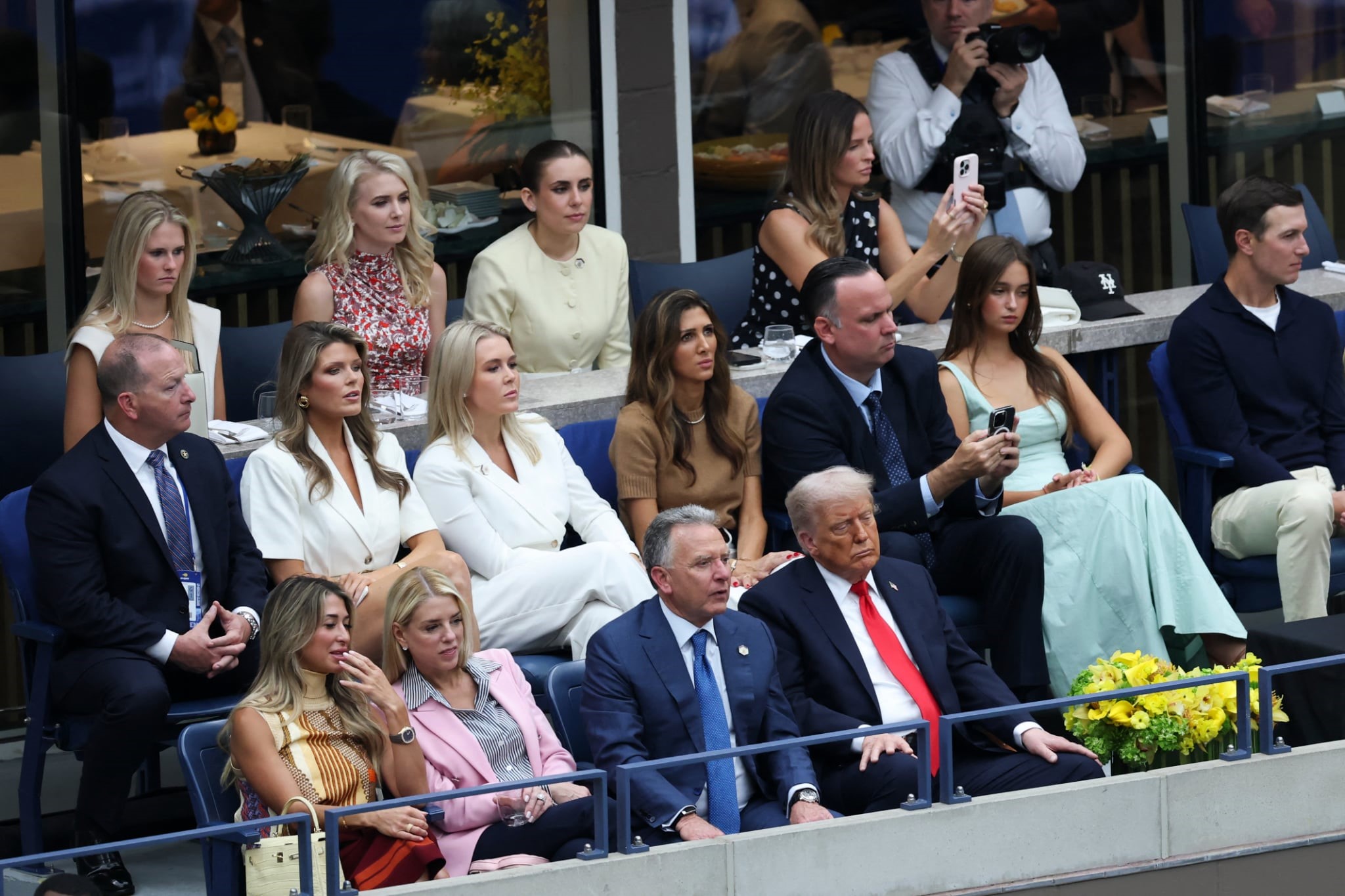 Tổng thống Donald Trump gây 'hỗn loạn' ở chung kết US Open 2025 - Ảnh 3.