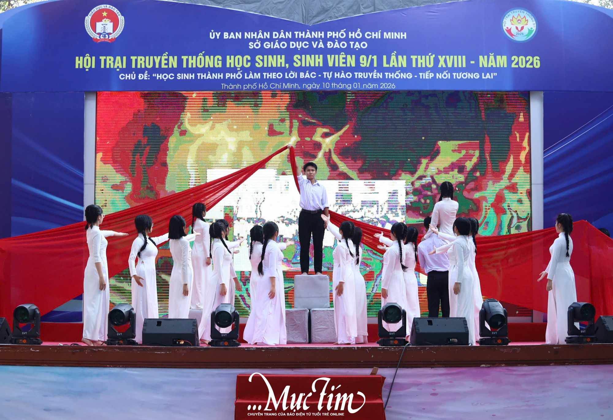 ‘Đặc sản’ cụm trại 3 Hội trại truyền thống 9-1: văn nghệ dàn dựng công phu, mãn nhãn - Ảnh 10.