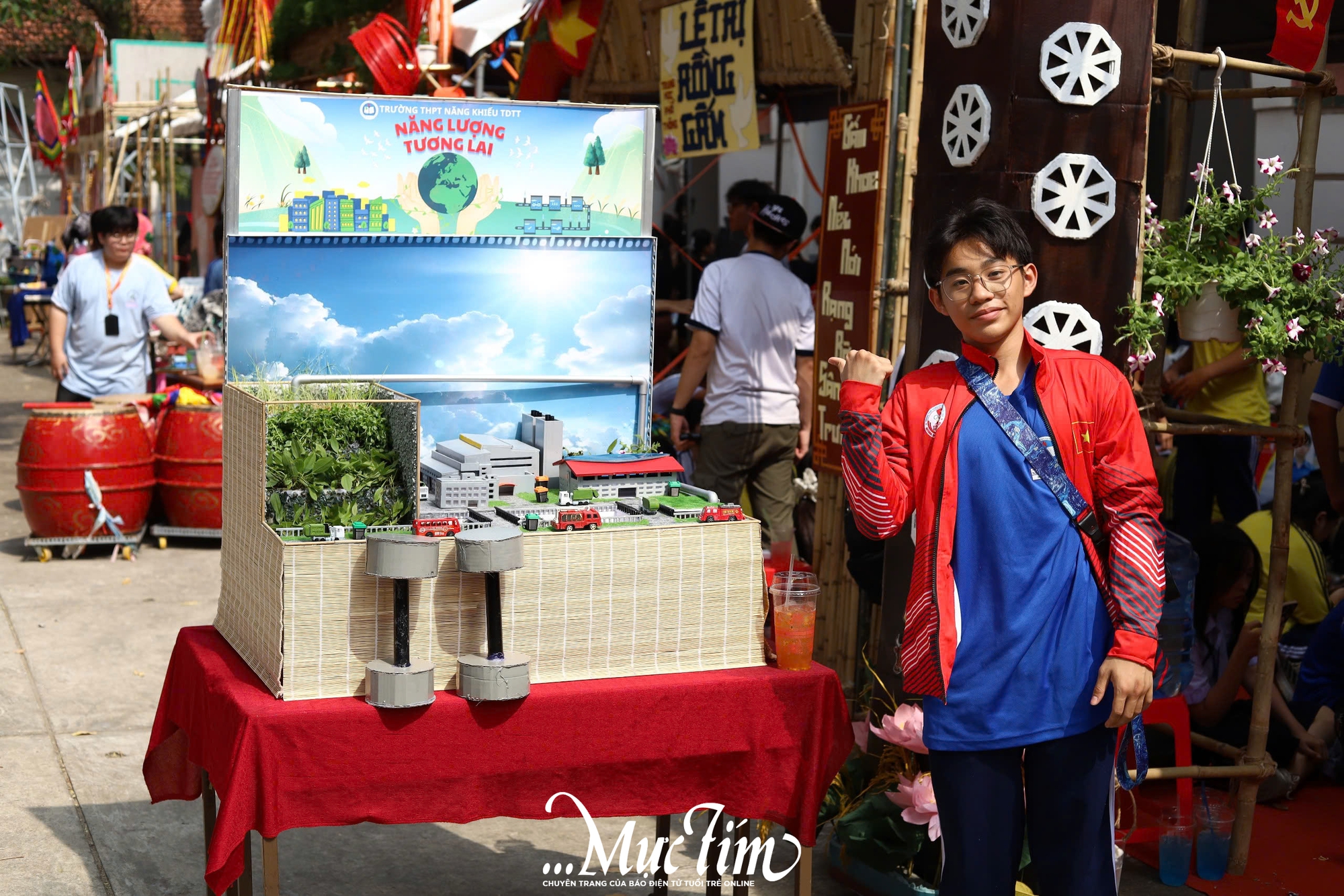 Cụm trại 3 Hội trại truyền thống 9-1: lan tỏa tinh thần sống xanh qua các mô hình, cổng tiểu trại sáng tạo - Ảnh 4.