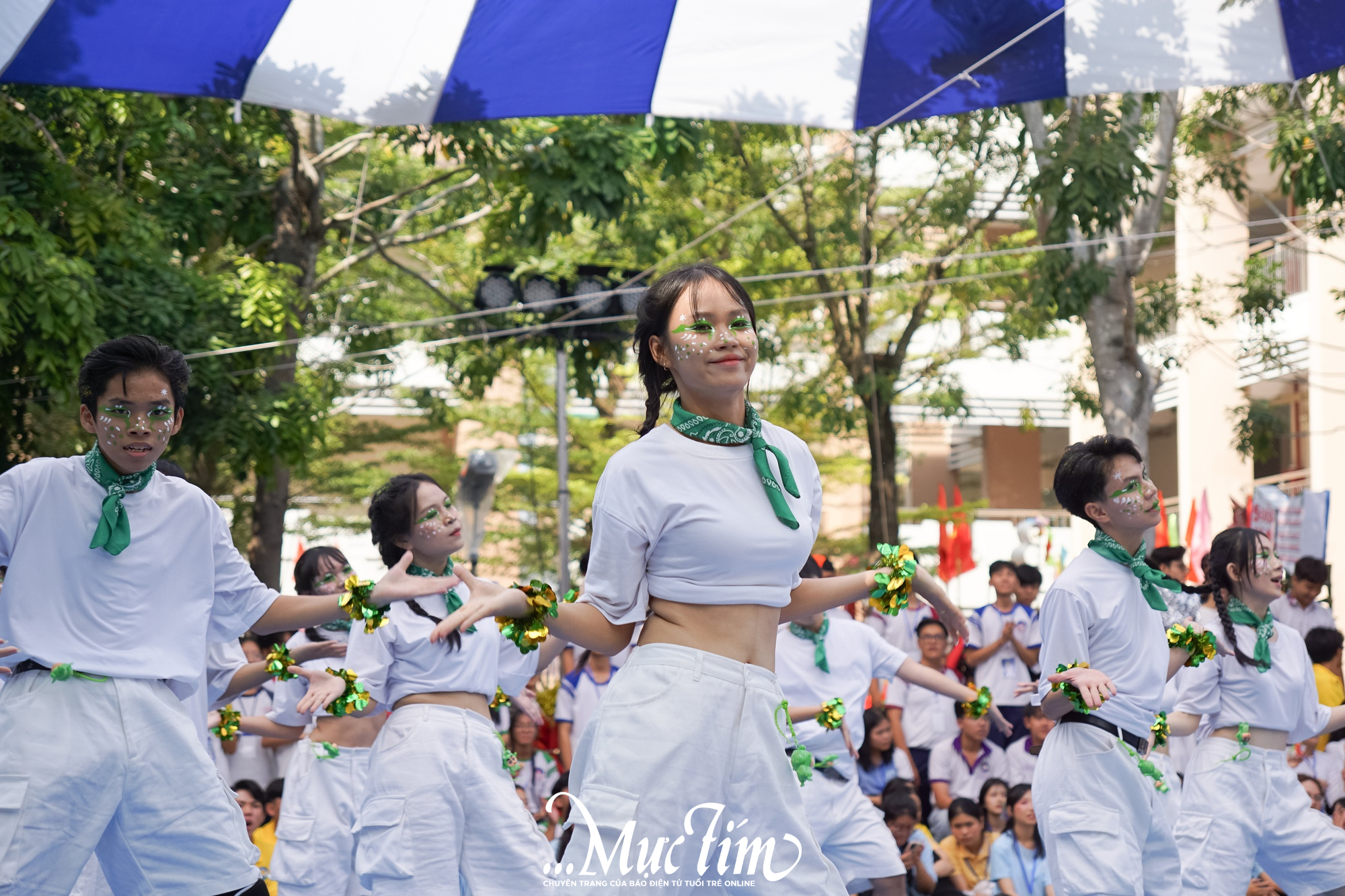 Biểu diễn võ nhạc, thiết kế ấn phẩm số và những điều chỉ có tại Hội trại truyền thống 9-1 cụm 1 - Ảnh 8.