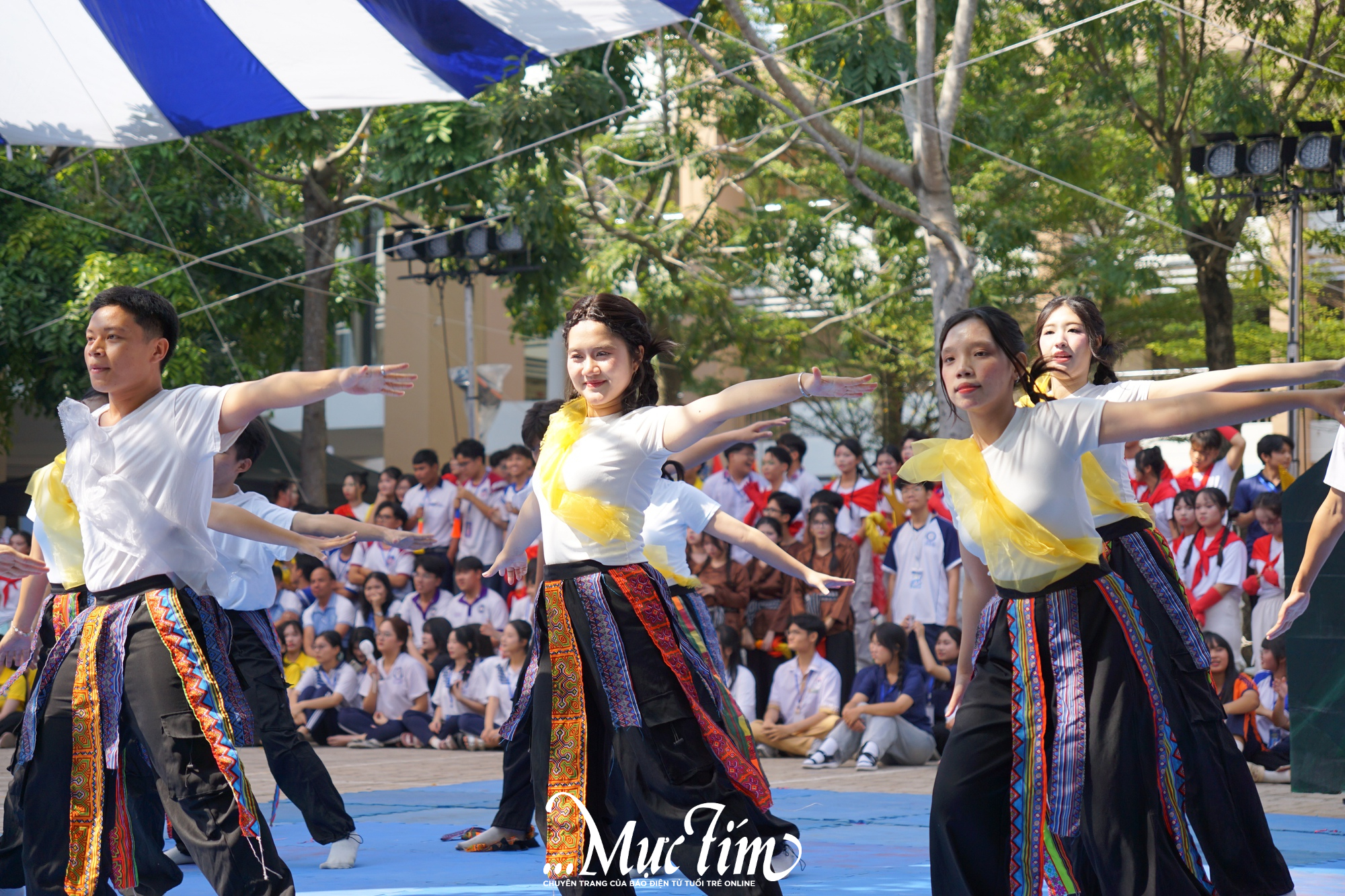 Biểu diễn võ nhạc, thiết kế ấn phẩm số và những điều chỉ có tại Hội trại truyền thống 9-1 cụm 1 - Ảnh 9.