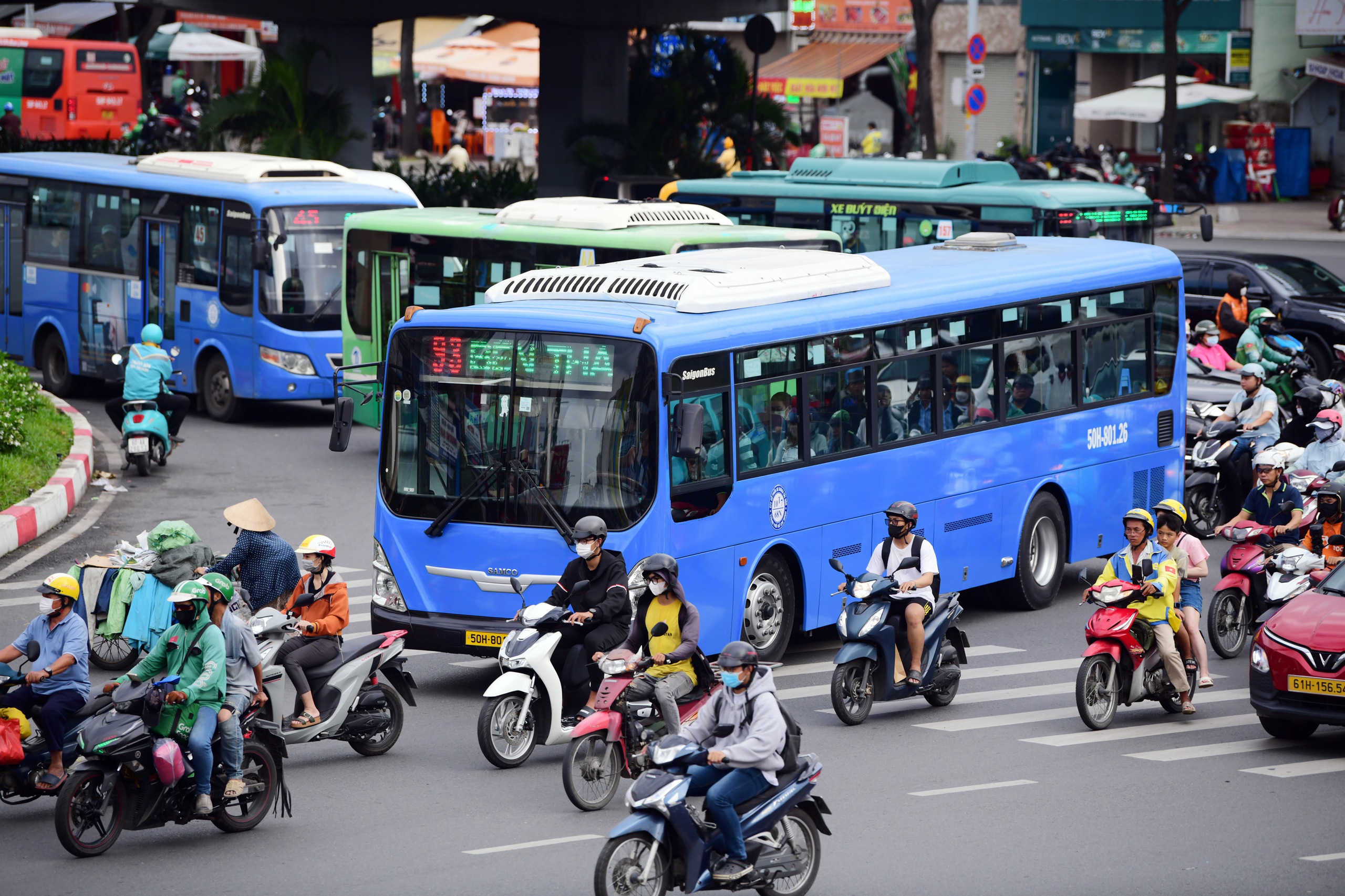 Điều chỉnh hoạt động tuyến xe buýt số 1, 4, 15, 43, 65 và 152 - Ảnh 1.