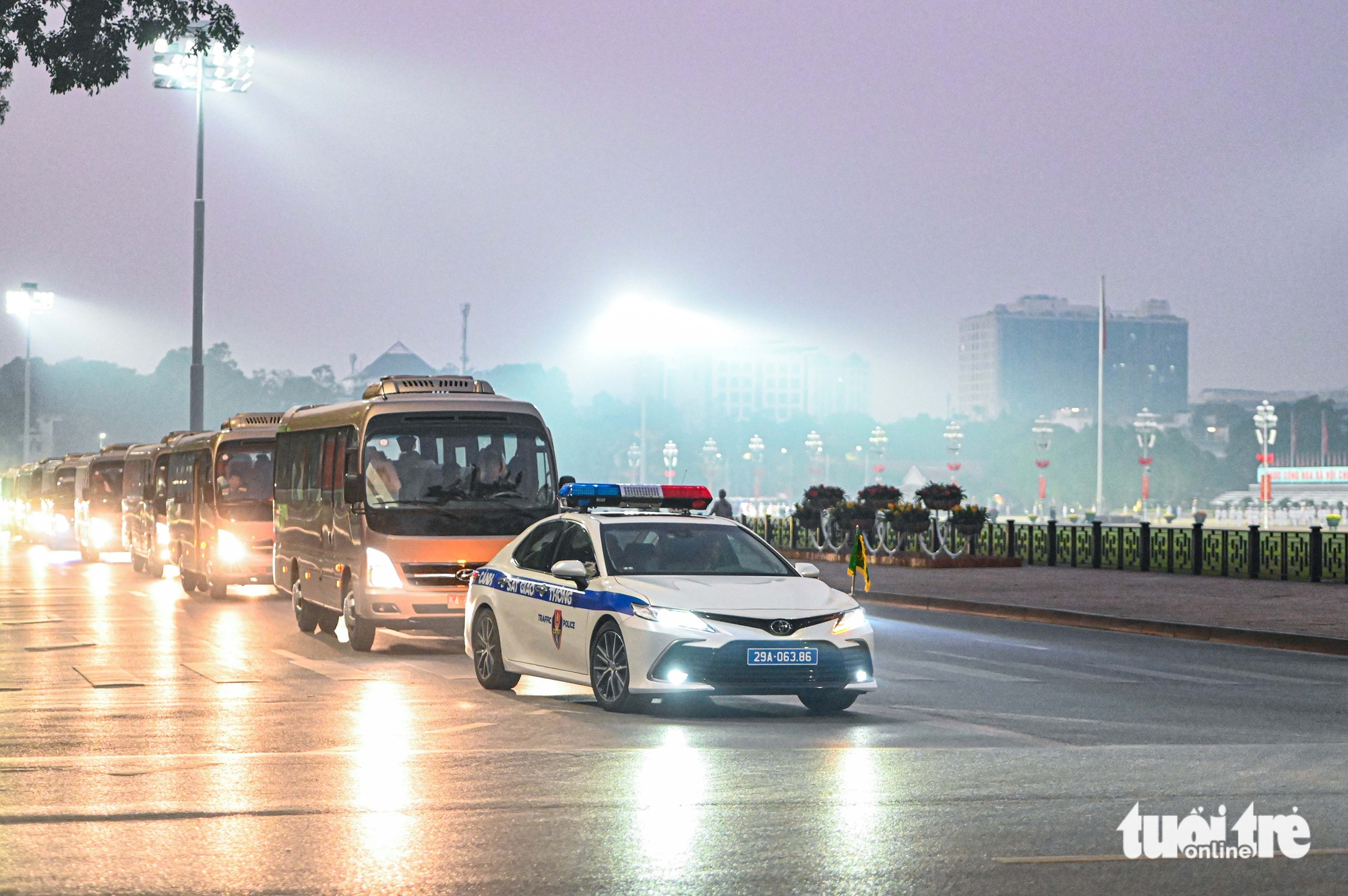 View - Vietnam rehearses security, transport plans ahead of National Party Congress