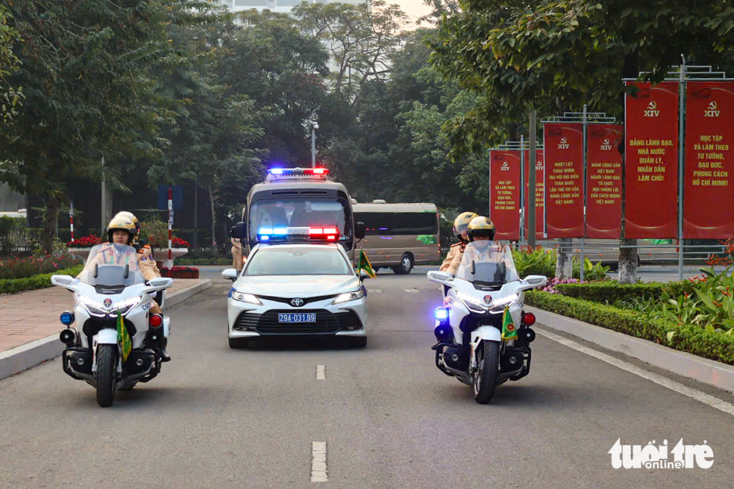 View - Vietnam rehearses security, transport plans ahead of National Party Congress