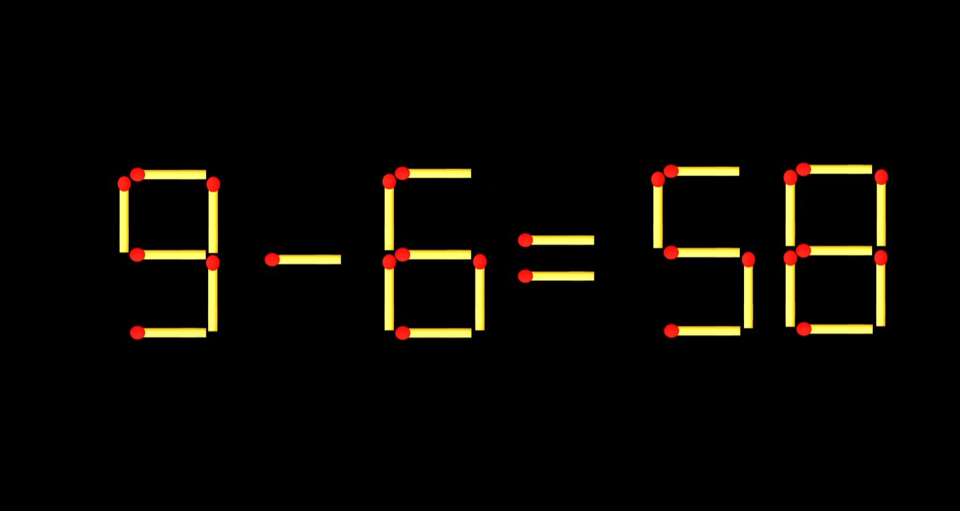Thử tài IQ: Di chuyển một que diêm để 8+16=4 thành phép tính đúng ...