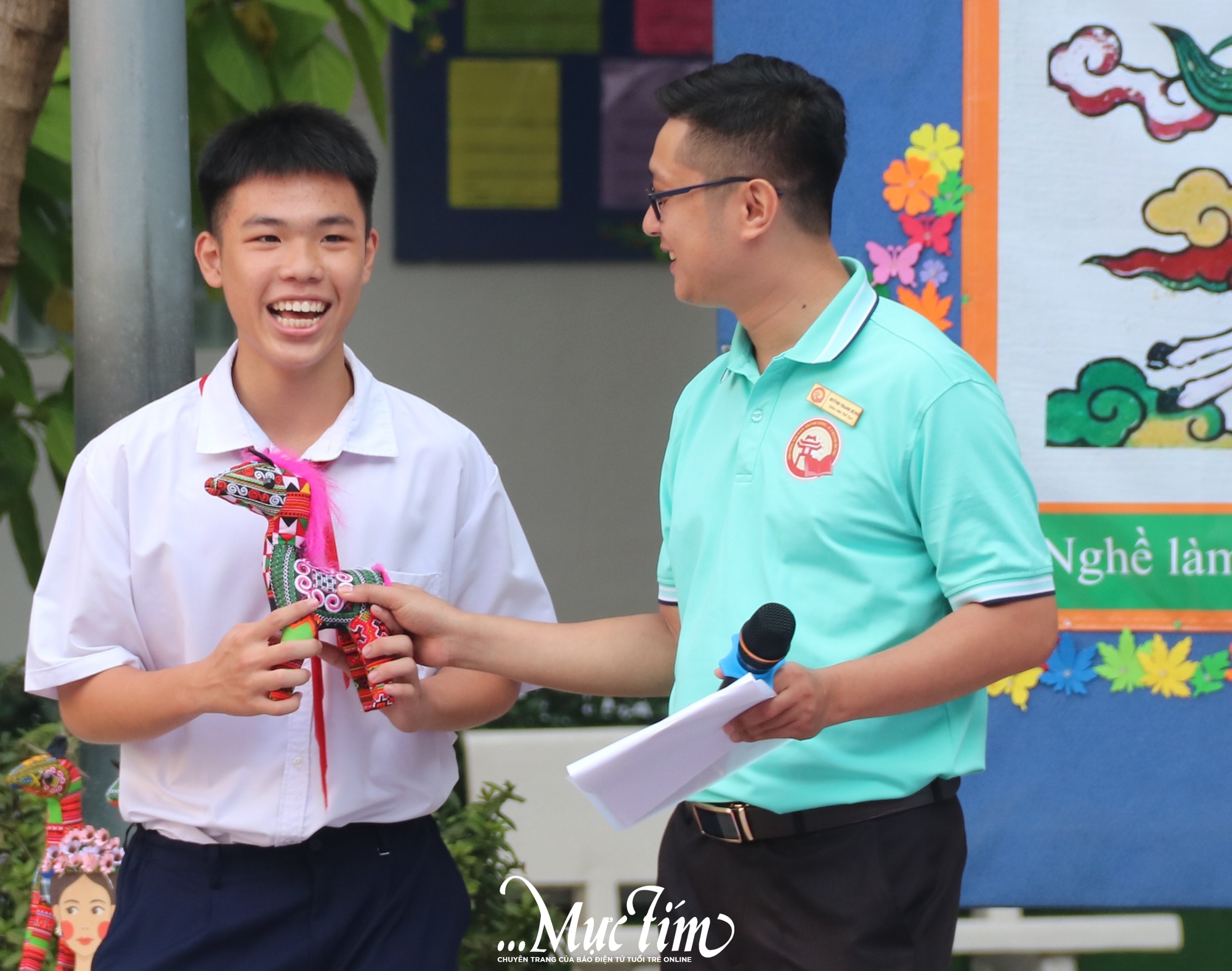 Học sinh Trường THCS Lý Thánh Tông mê mẩn tiết mỹ thuật trải nghiệm- Ảnh 4.