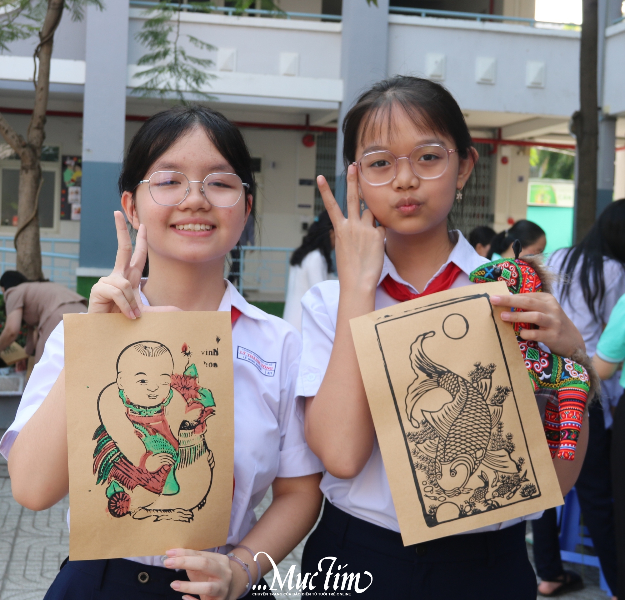 Học sinh Trường THCS Lý Thánh Tông mê mẩn tiết mỹ thuật trải nghiệm- Ảnh 7.