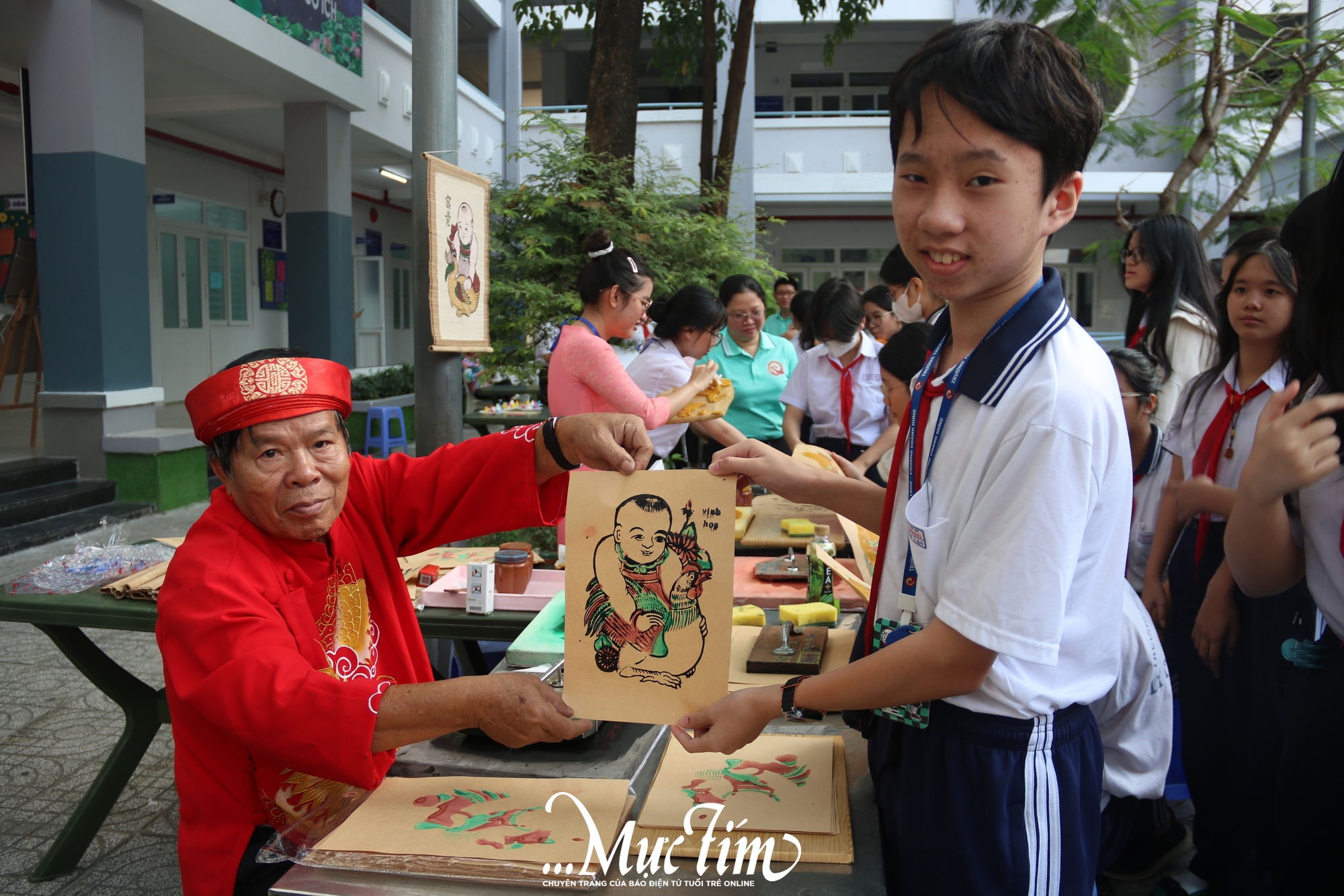 Học sinh Trường THCS Lý Thánh Tông mê mẩn tiết mỹ thuật trải nghiệm- Ảnh 8.