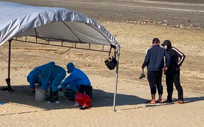 Phát hiện thi thể người đàn ông tại bãi biển Tuy Hoà - Ảnh 1.