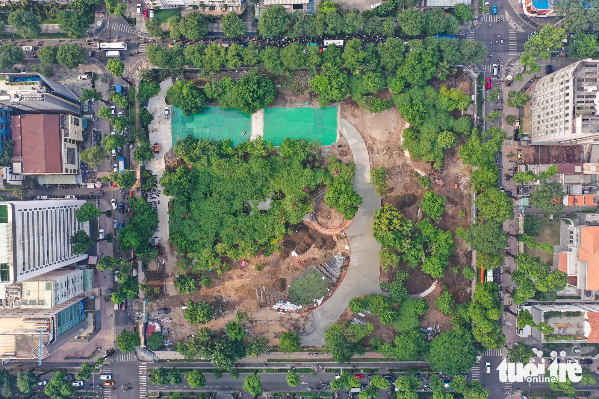 vườn hoa - Ảnh 1.