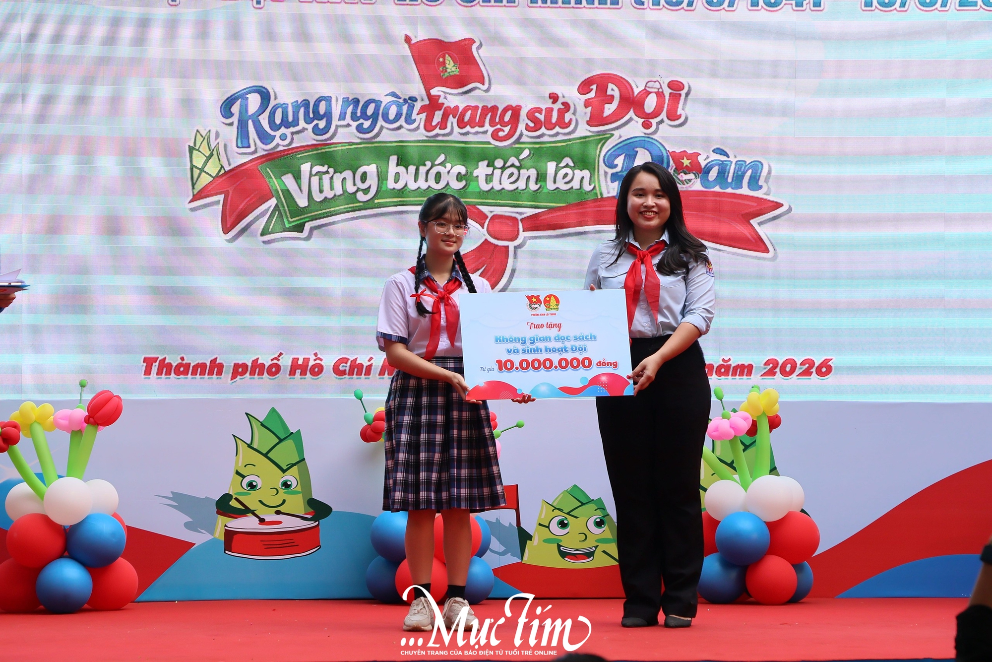 Thiếu nhi TP.HCM hăng hái hưởng ứng 135 ngày thi đua chào mừng kỷ niệm 85 năm Ngày thành lập Đội  - Ảnh 4.