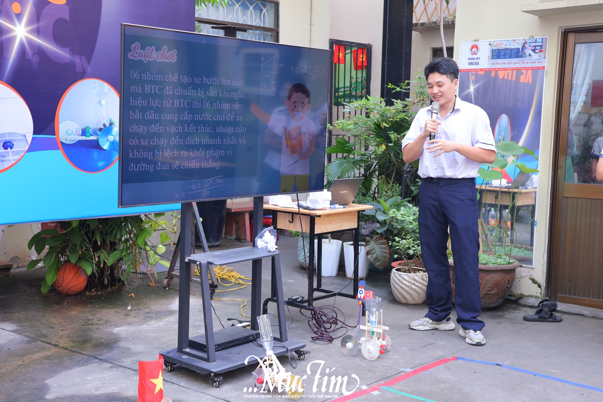 Biến lý thuyết vật lý thành trải nghiệm sống động qua cuộc thi xe thủy lực dành cho học sinh - Ảnh 13.