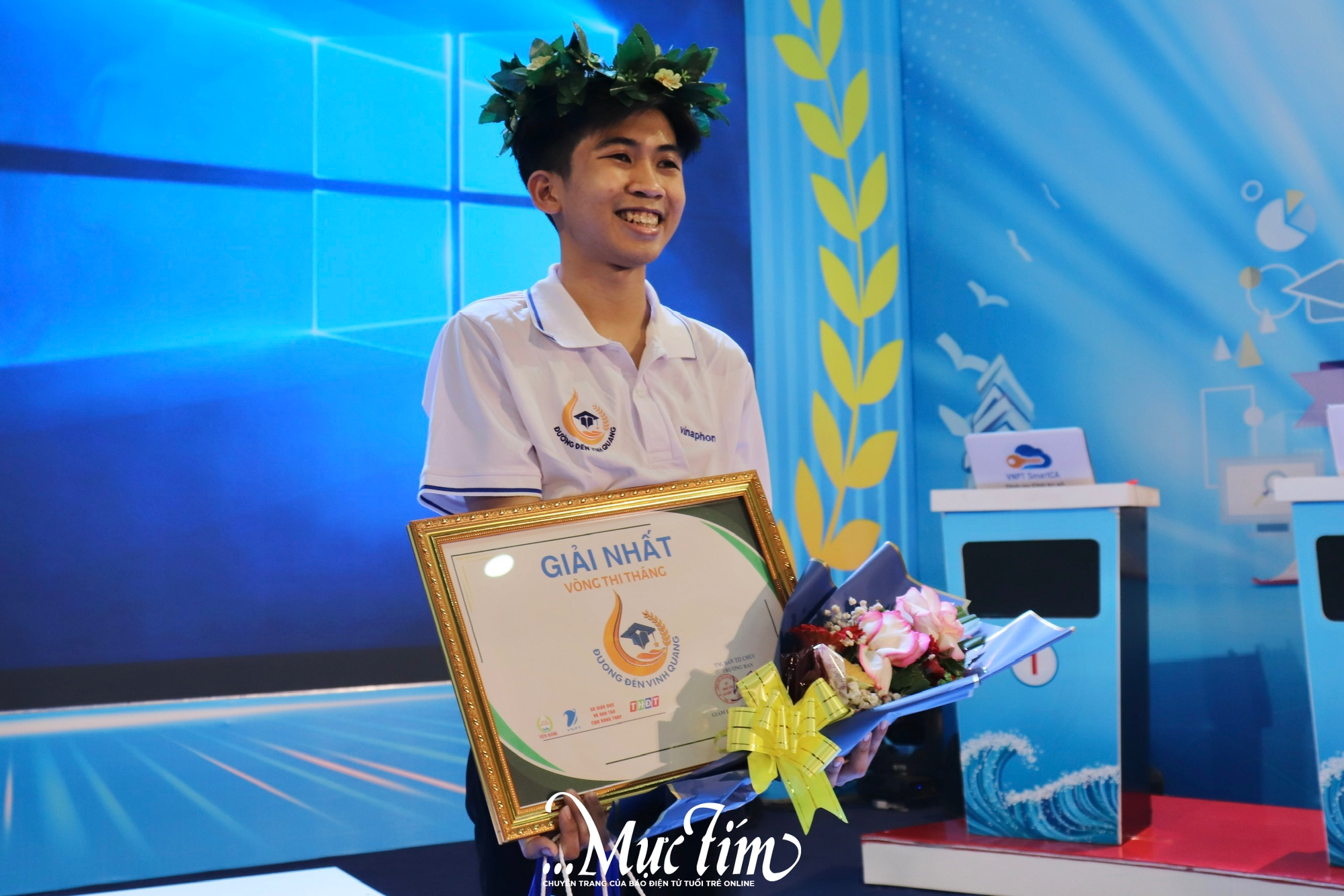 Chiến thắng kịch tính của nam sinh Trường THPT Lê Thanh Hiền tại Đường đến vinh quang- Ảnh 2.