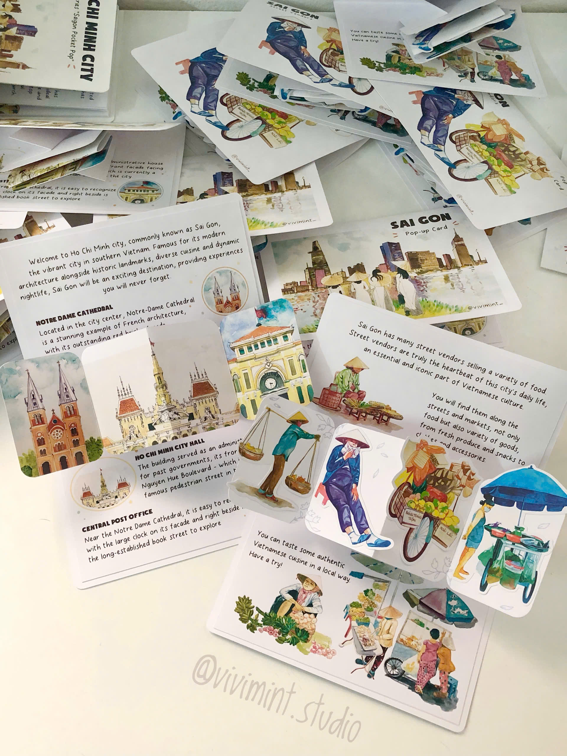 Gen Z khởi nghiệp với thiệp pop-up hình địa danh Việt Nam- Ảnh 3.