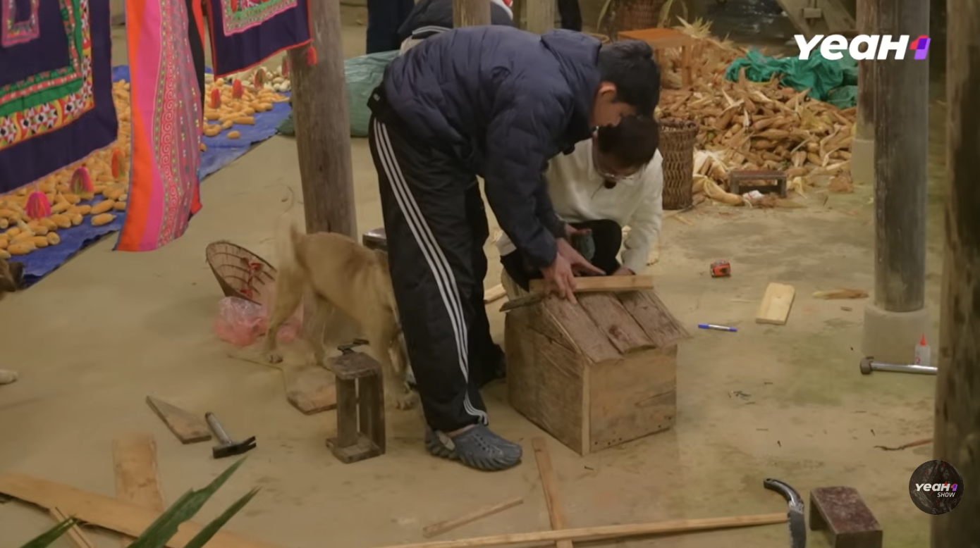 Gia đình Haha gặt bắp và xây nhà cho mèo Lướng trong tập 17 - Ảnh 6.