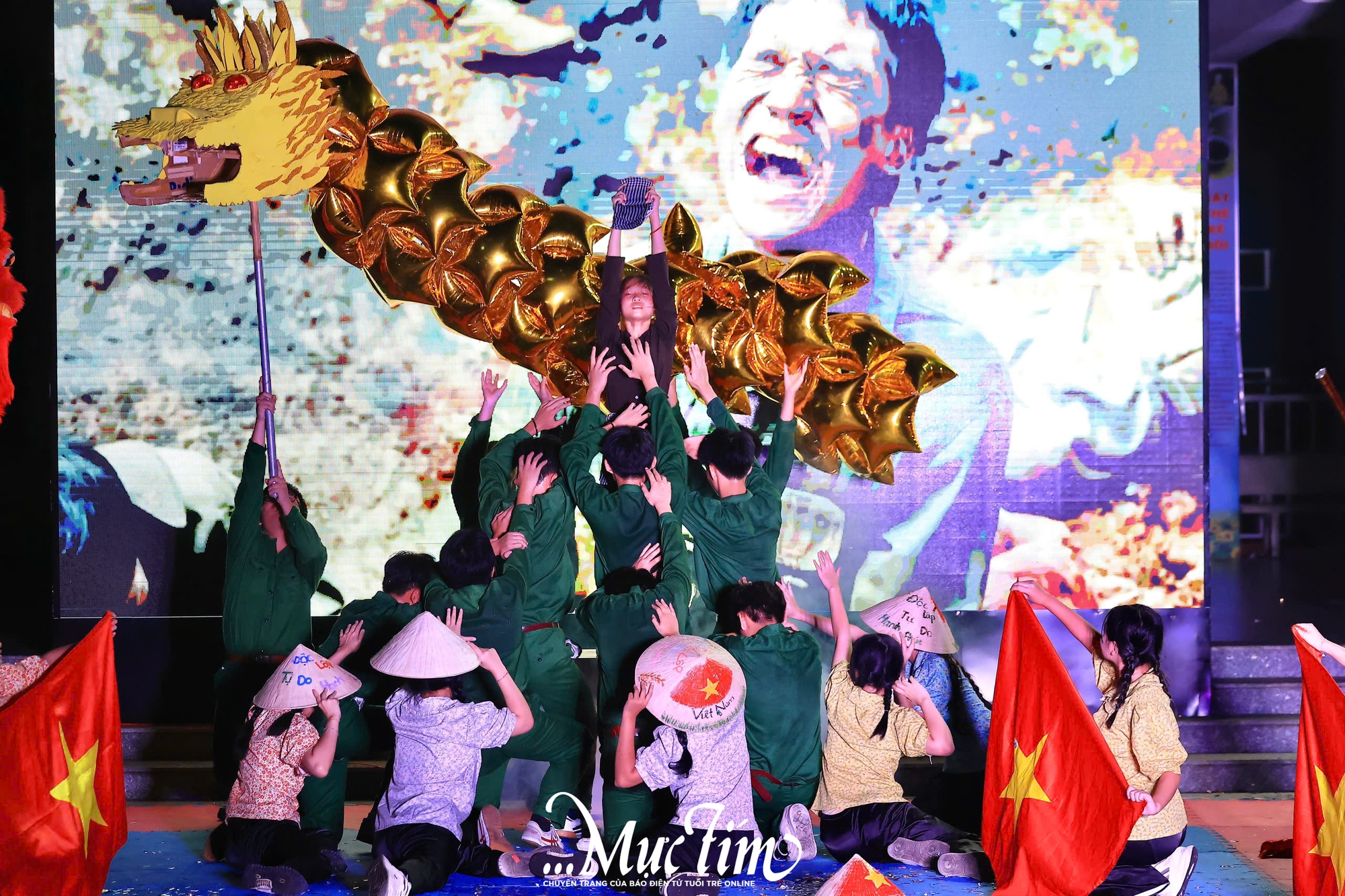 Mãn nhãn đêm hội tài năng của teen Trường THCS Hoàng Văn Thụ - Ảnh 9.