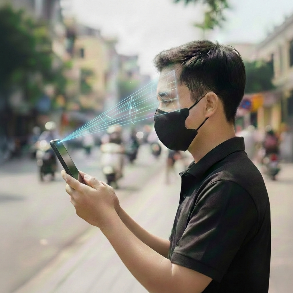 Tại sao Face ID vẫn nhận ra bạn dù bạn đeo khẩu trang? - Ảnh 1.