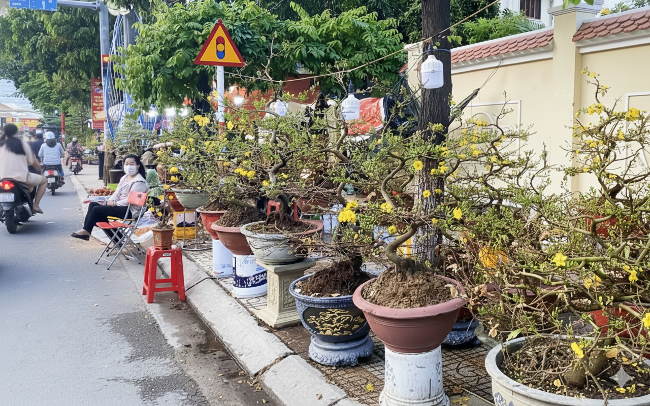 Khánh Hòa cho phép bán hoa Tết trên vỉa hè - Ảnh 1. Khánh Hòa - Ảnh 1.