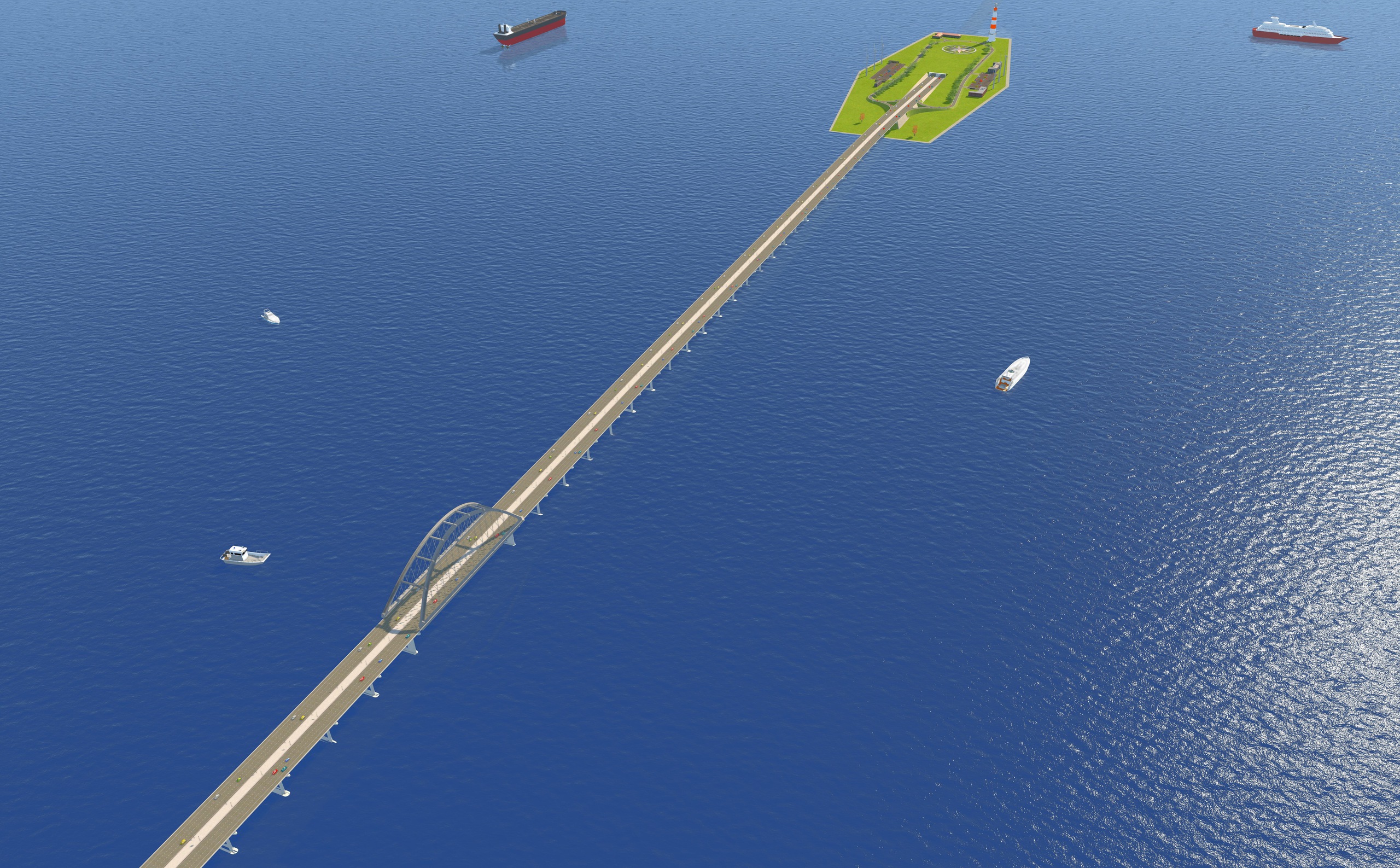 Design revealed for $4bn sea-crossing bridge, road project in Ho Chi Minh City- Ảnh 9.