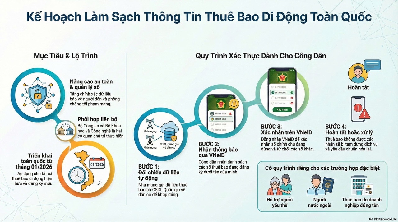 Xác thực thuê bao di động, ngăn lừa đảo - Ảnh 2.