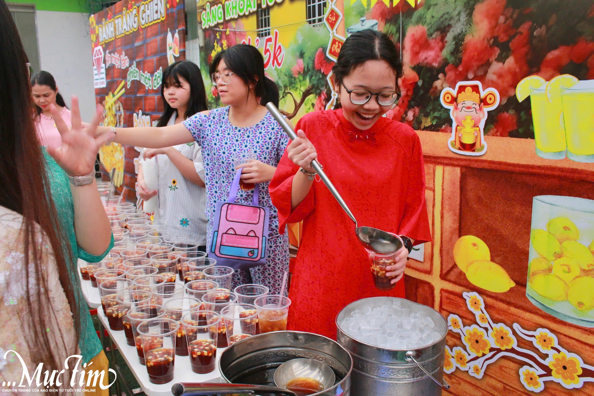 Rộn ràng hội xuân tại Trường TH và THCS Hồng Ngọc - Ảnh 3.