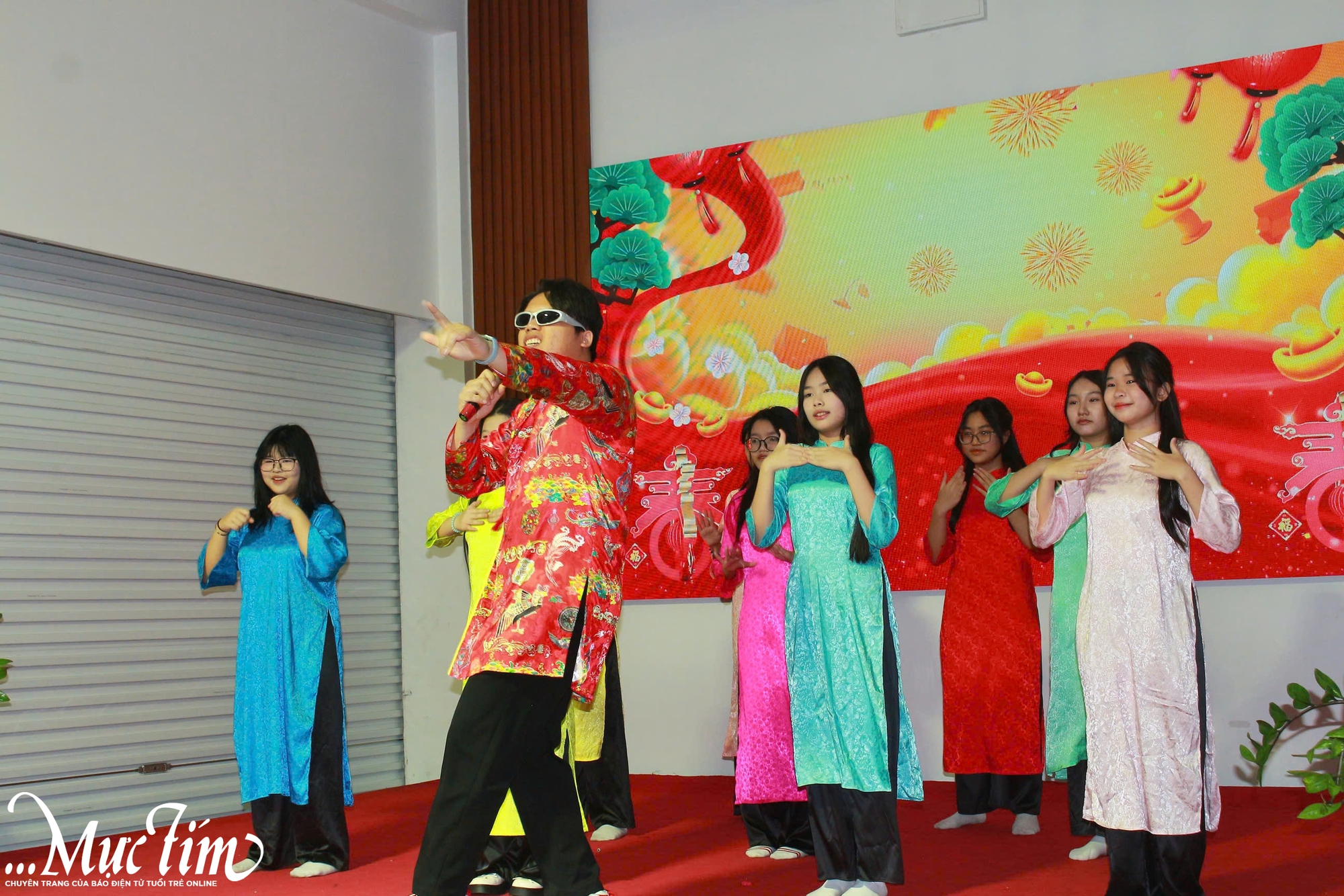 Rộn ràng hội xuân tại Trường TH và THCS Hồng Ngọc - Ảnh 5.