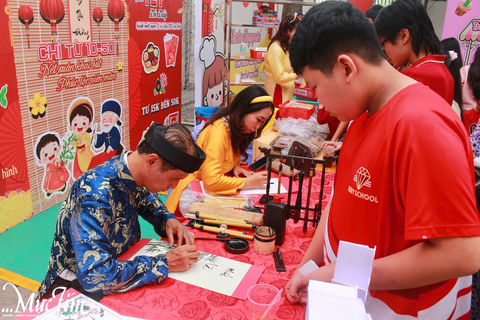 Rộn ràng hội xuân tại Trường TH và THCS Hồng Ngọc - Ảnh 9.