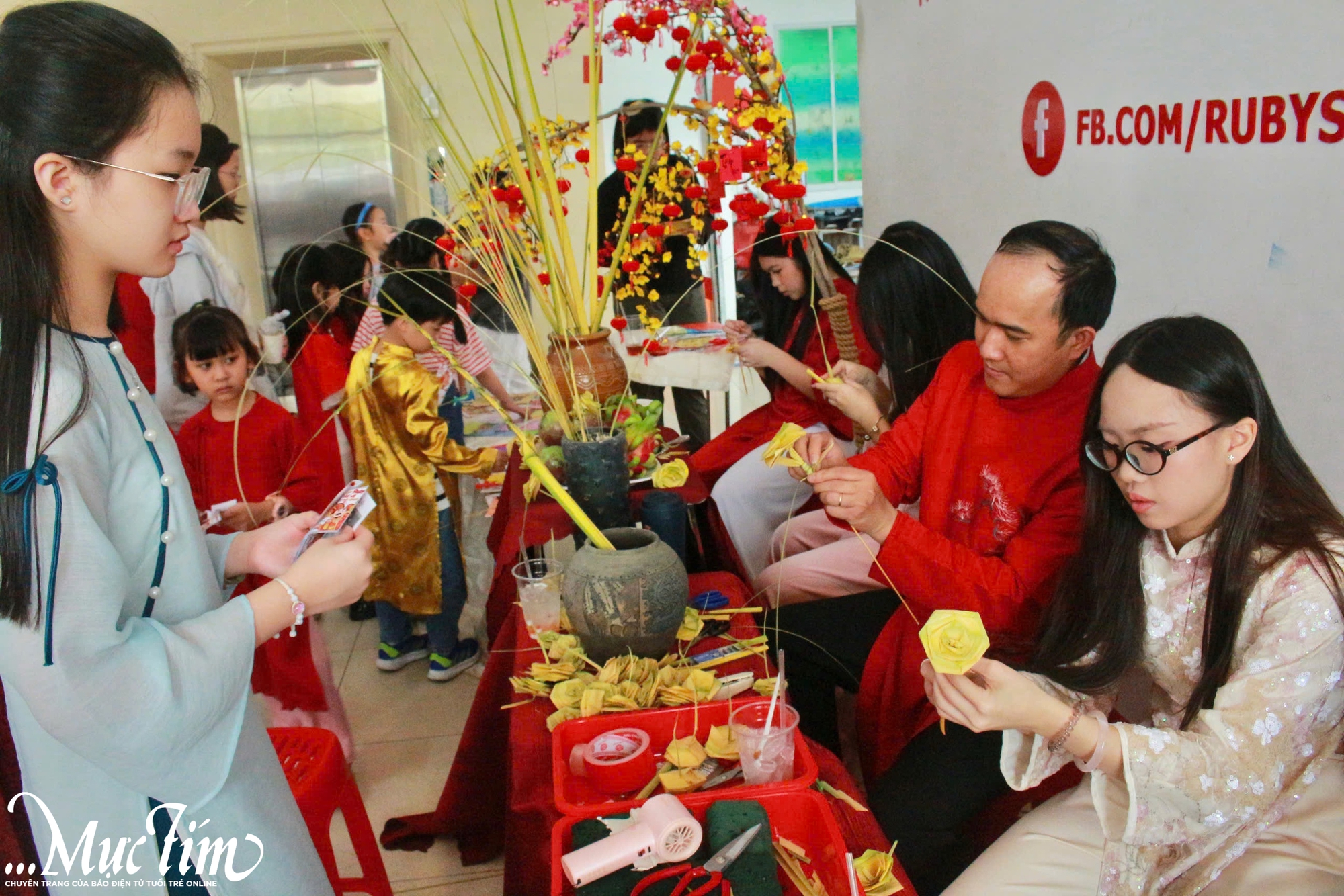 Rộn ràng hội xuân tại Trường TH và THCS Hồng Ngọc - Ảnh 11.