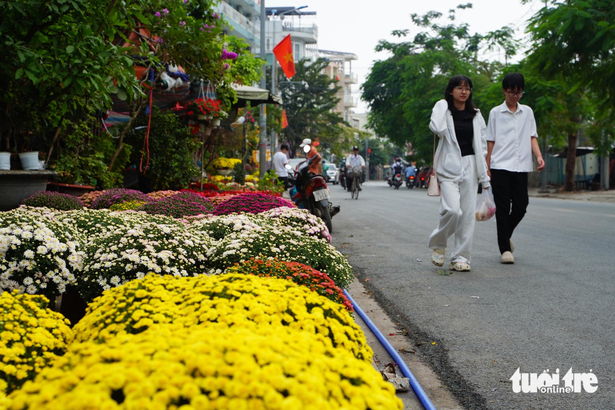 Chợ hoa - Ảnh 1.