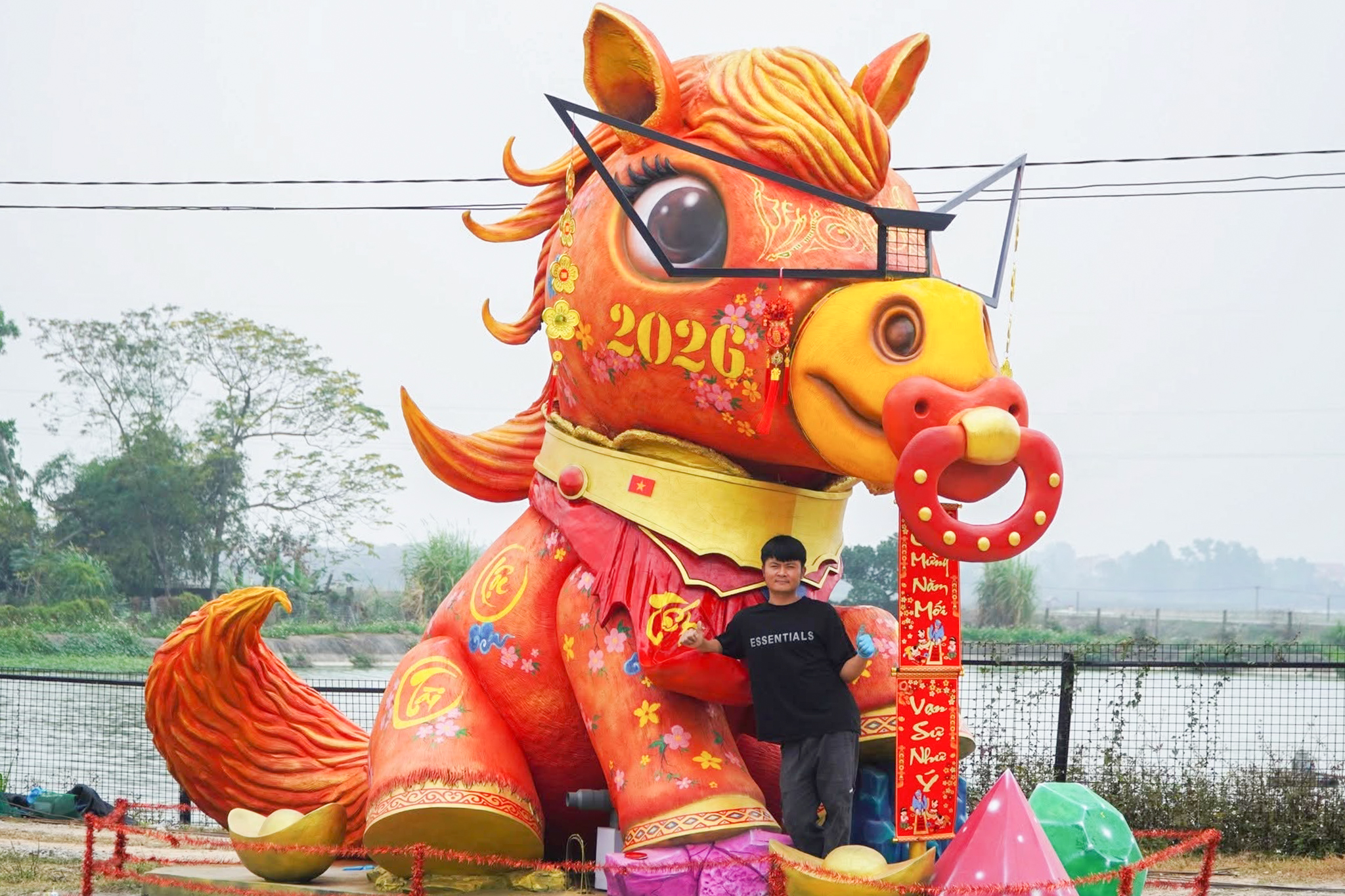 linh vật ngựa - Ảnh 1.