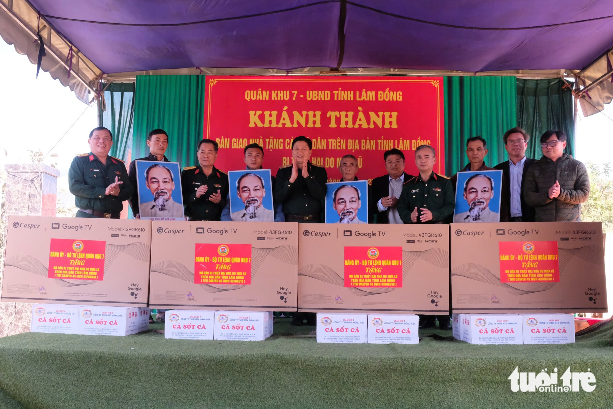 ‘Chiến dịch Quang Trung’ chưa kết thúc, nhiều gia đình vùng lũ Lâm Đồng đã có nhà mới - Ảnh 1.