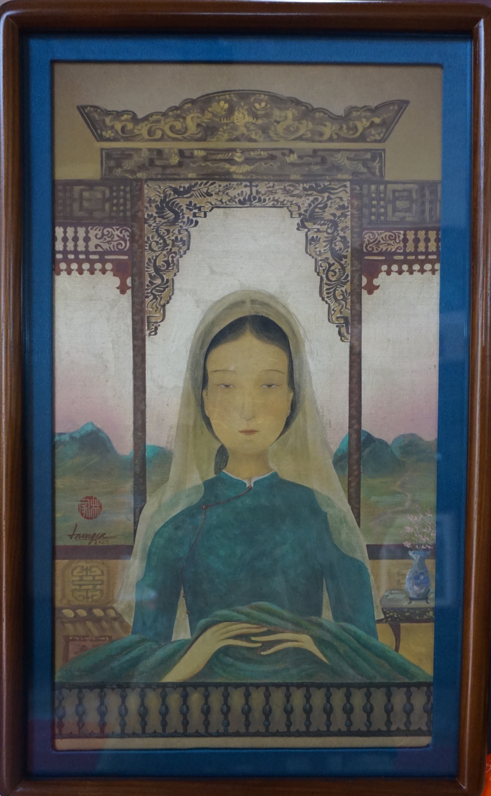 Giải thưởng Con đường Thiên Lý đầu tiên trao cho tác phẩm ‘giống’ Lê Phổ? - Ảnh 3. Giải thưởng Con đường Thiên Lý đầu tiên trao cho tác phẩm ‘giống’ tranh Lê Phổ? - Ảnh 3.