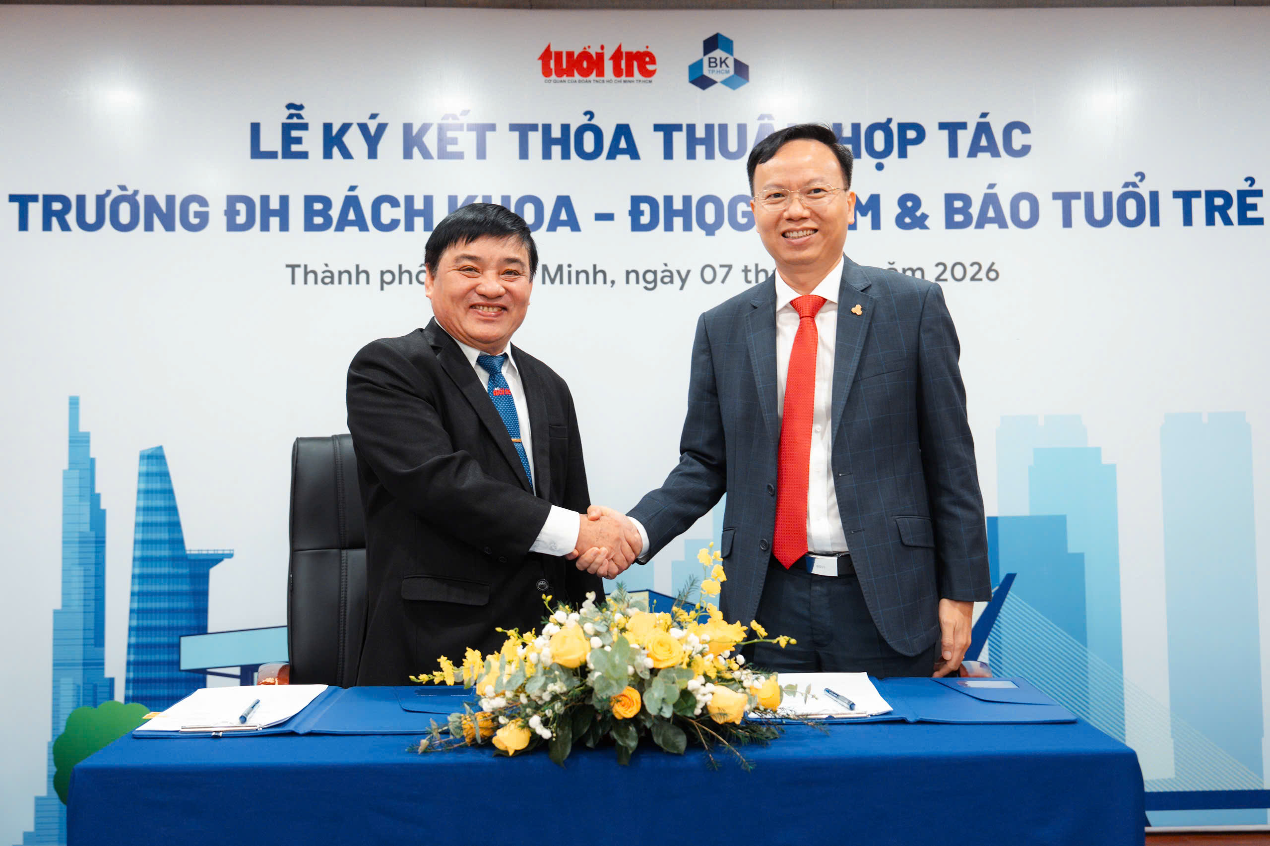 Báo Tuổi Trẻ và Trường đại học Bách khoa TP.HCM ký kết hợp tác - Ảnh 4.