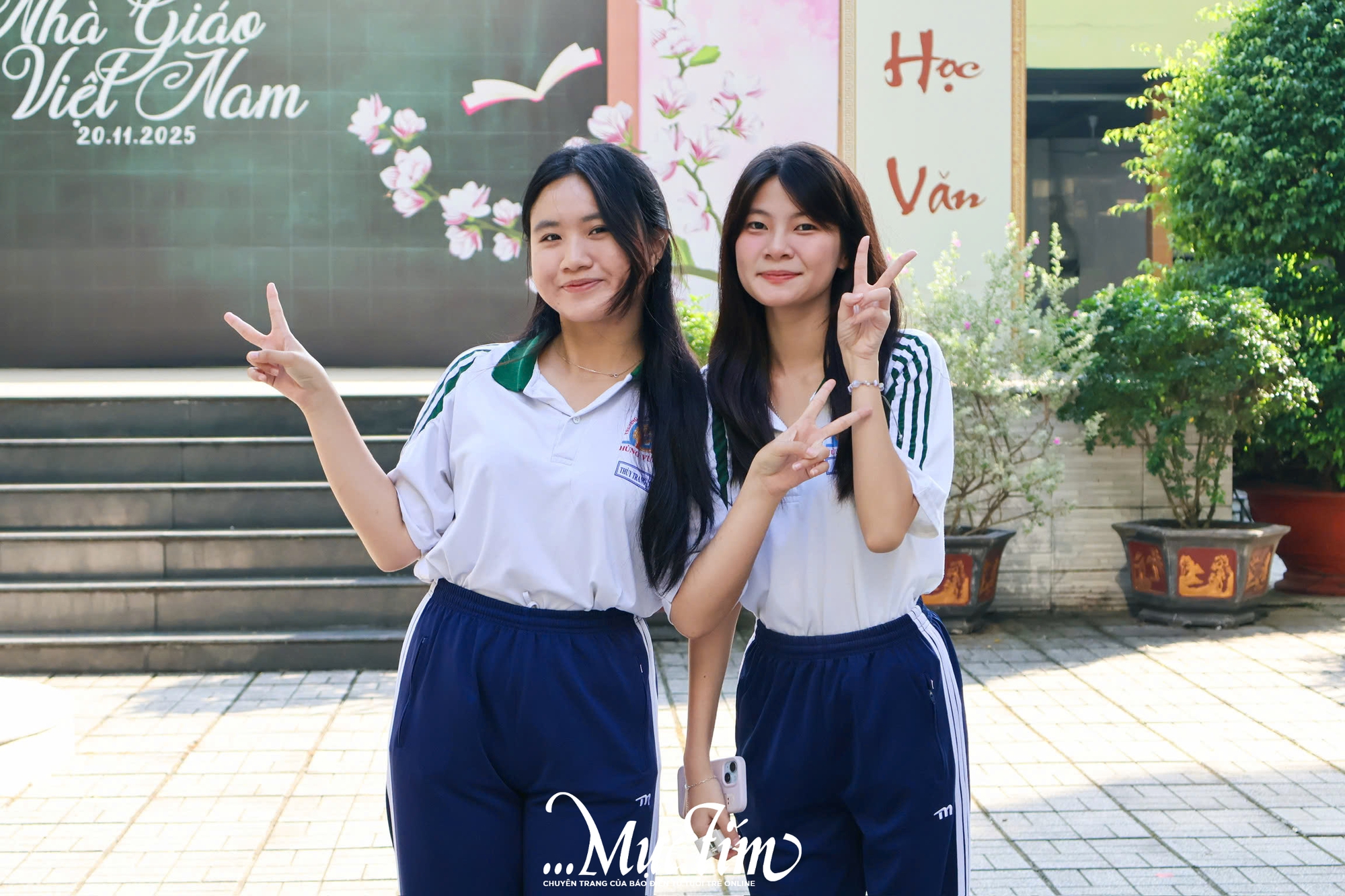 Học sinh Trường THPT Hùng Vương ‘Tiếp sức truyền thống’ trong giờ ra chơi vui vẻ - Ảnh 12.