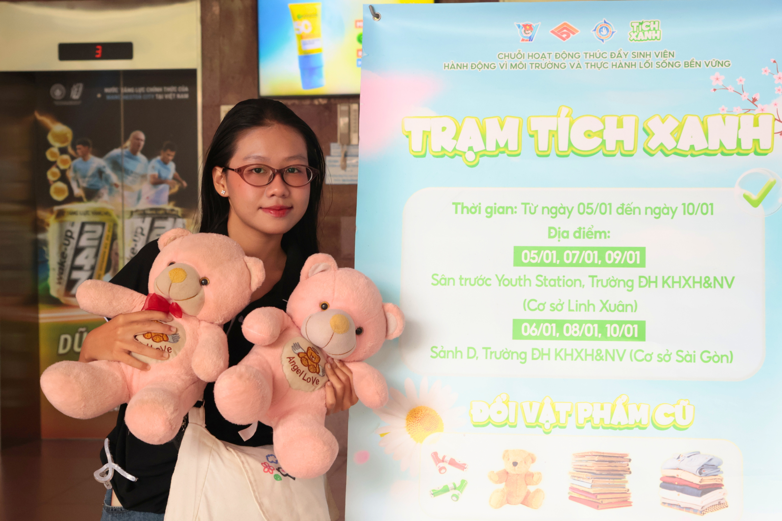 Độc đáo 'Trạm tích Xanh' của sinh viên Nhân văn - Ảnh 3.