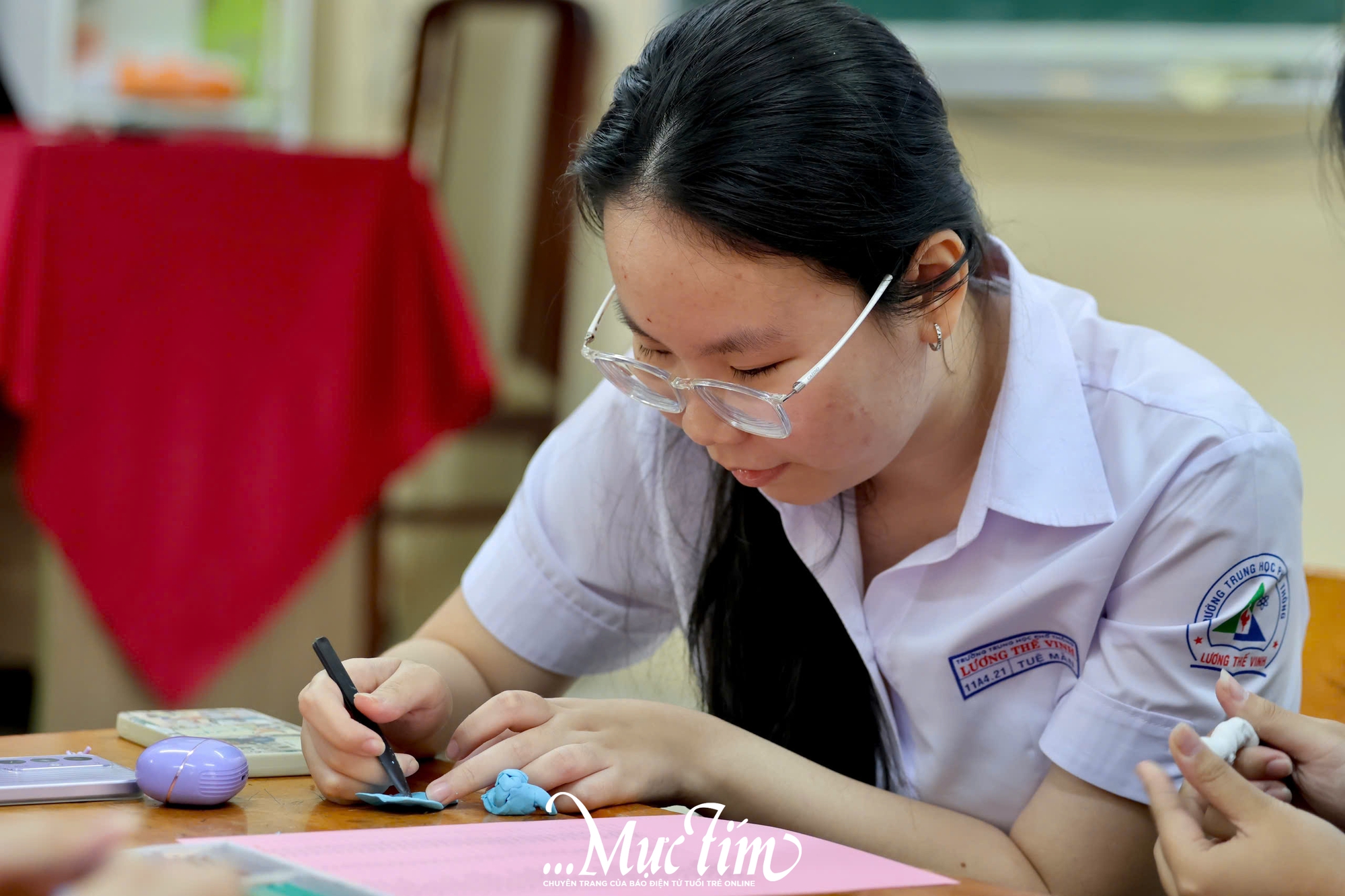 Teen Trường THPT Lương Thế Vinh học cách quản lý cảm xúc qua workshop đất nặn - Ảnh 7.