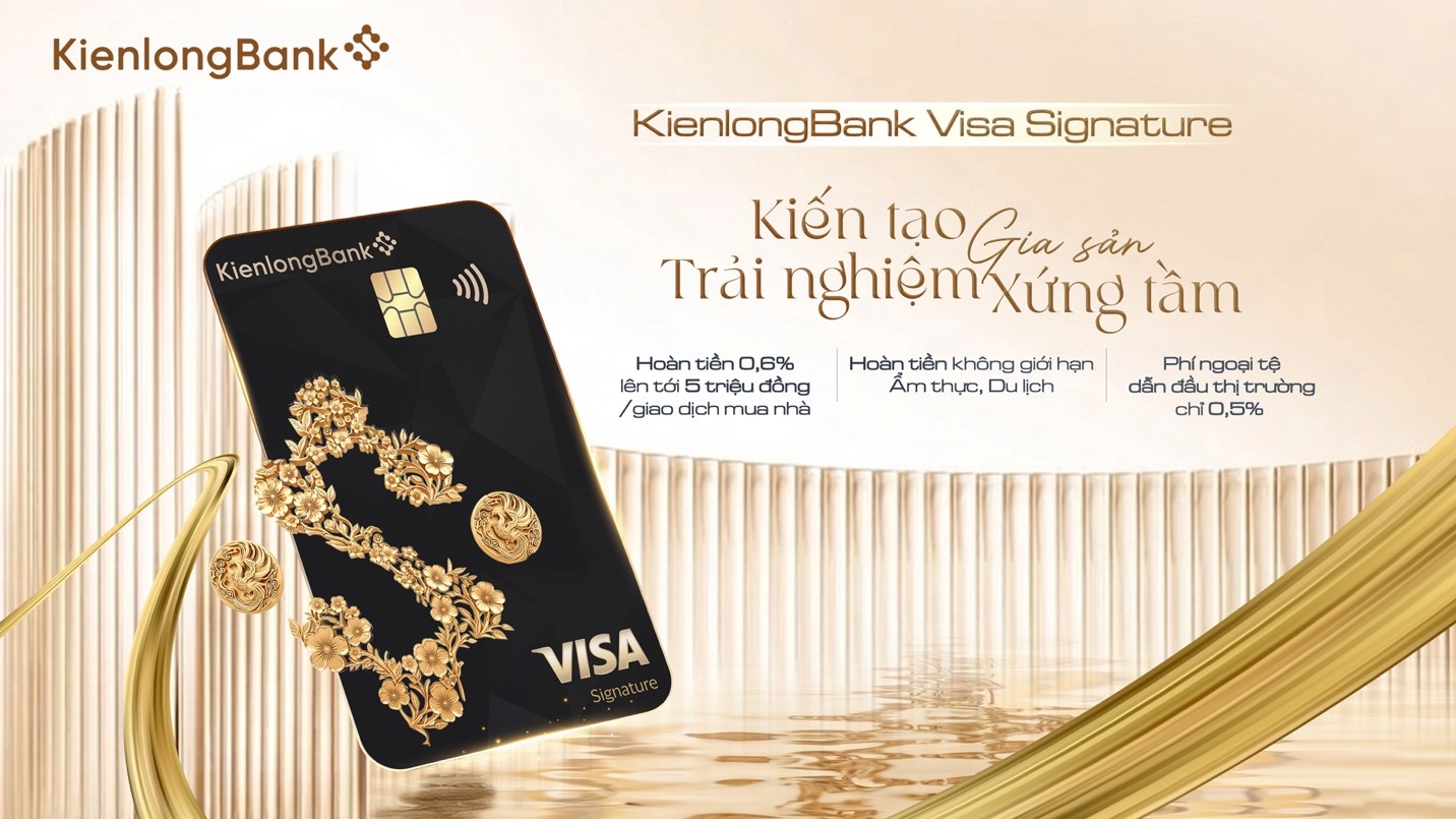 KienlongBank ra mắt bộ đôi thẻ cao cấp, hoàn tiền khi mua nhà - Ảnh 3.