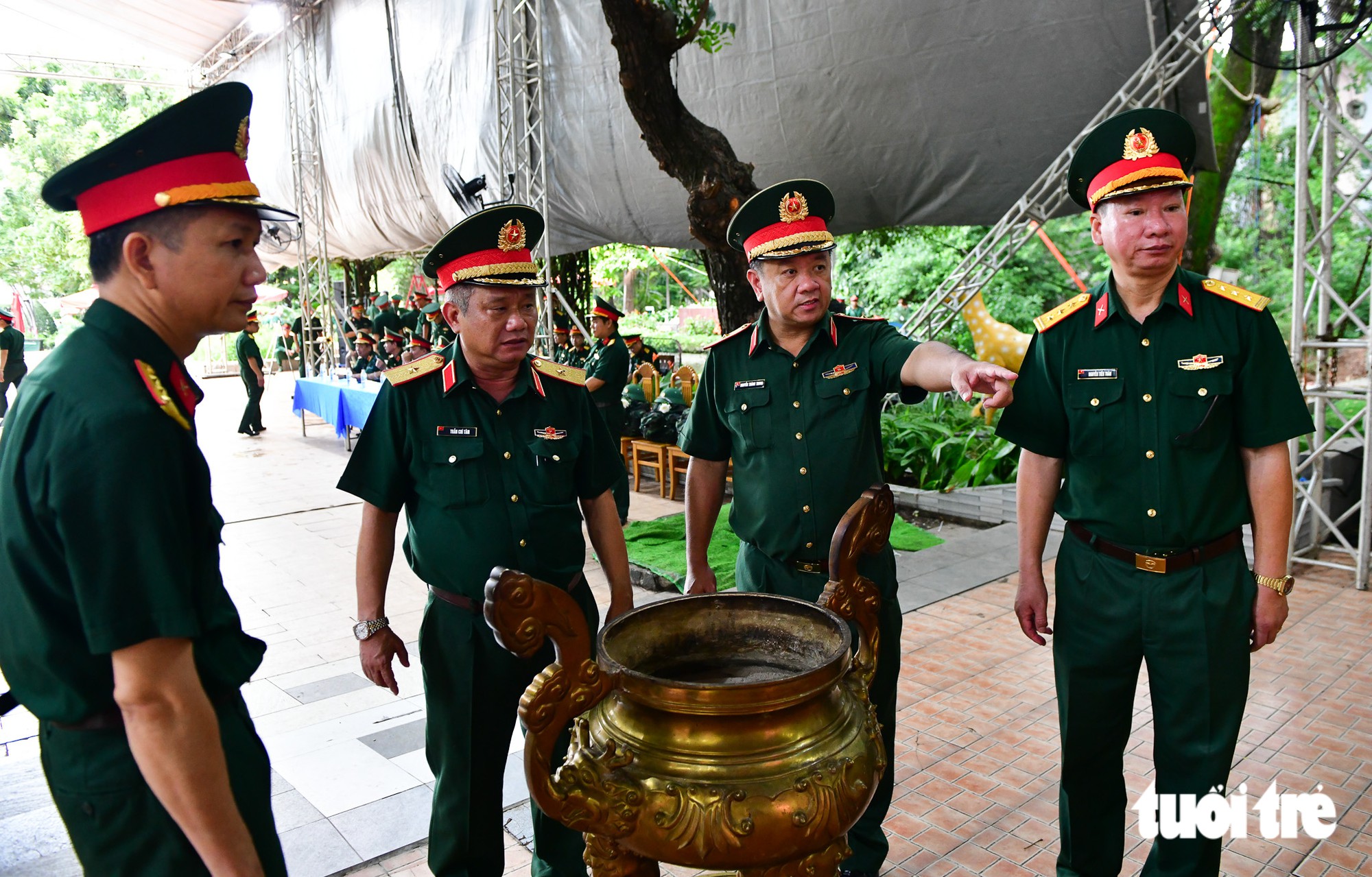 Sơ duyệt Lễ truy điệu, an táng hài cốt liệt sĩ tại công viên Lê Thị Riêng - Ảnh 6.