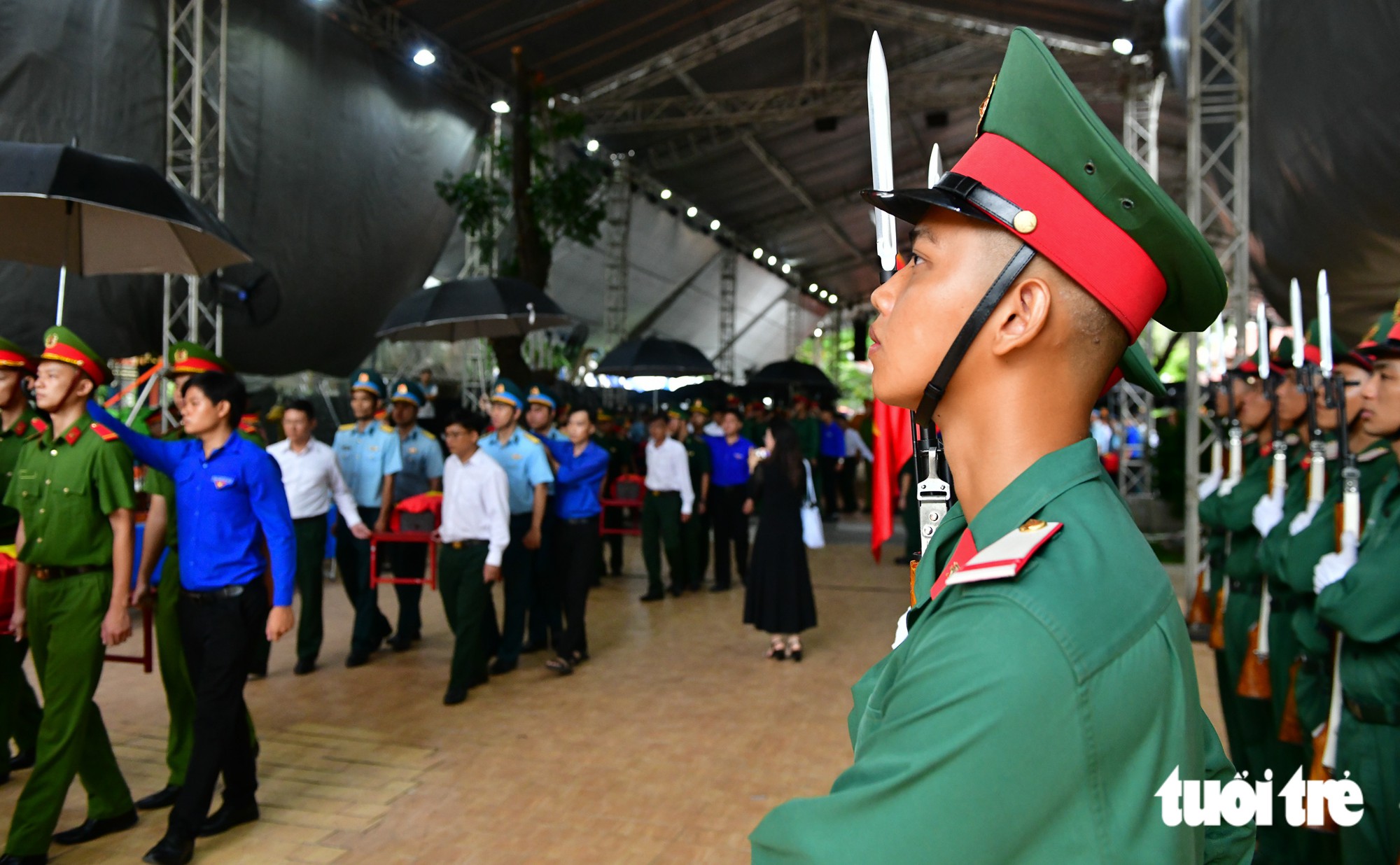 Sơ duyệt Lễ truy điệu, an táng hài cốt liệt sĩ tại công viên Lê Thị Riêng - Ảnh 11.